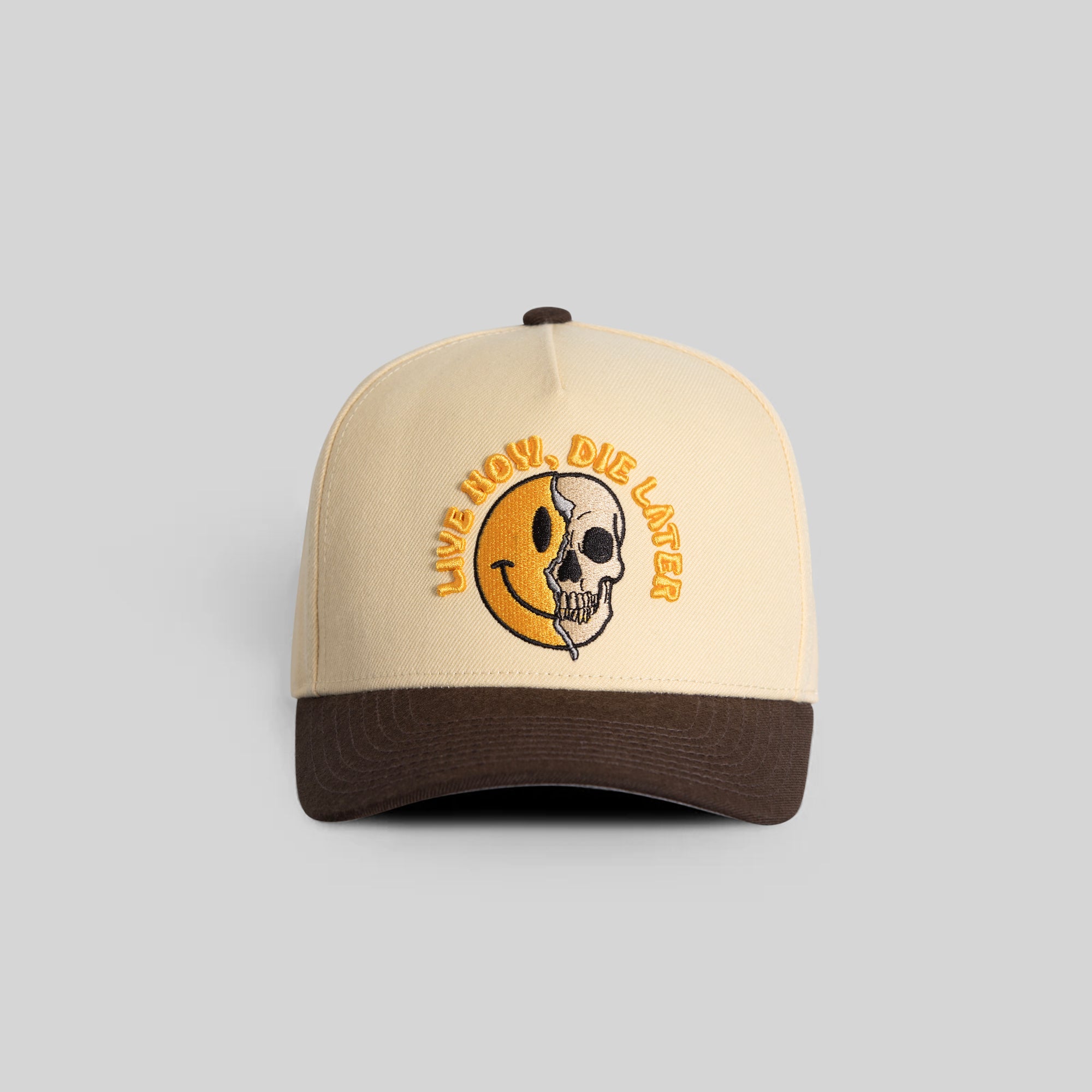 LIVE NOW DIE LATER SAND MOCHA WOOL TRUCKER
