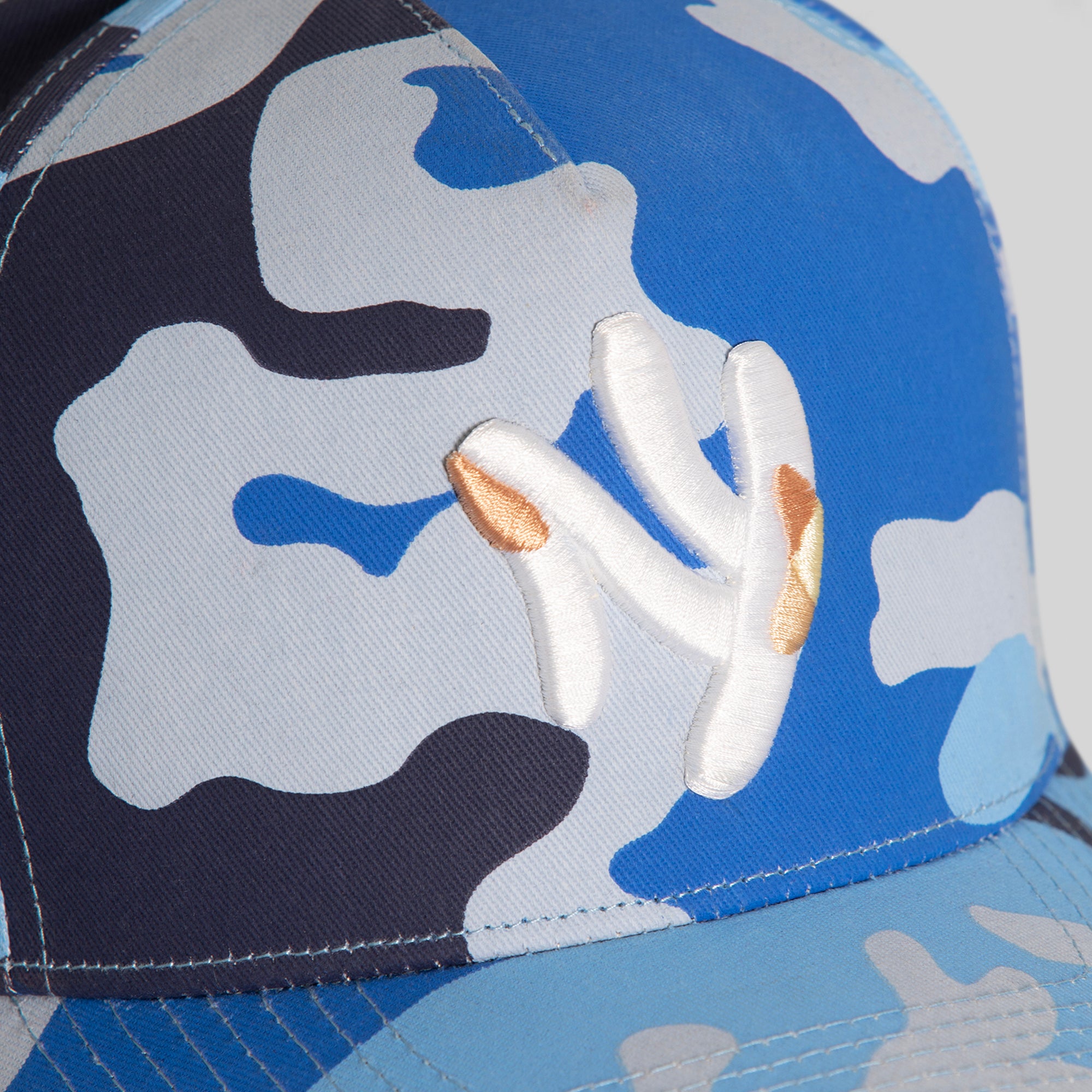 FIELD GRADE X KURVE STUDIO NY IS HEALING ICY TWILL TRUCKER