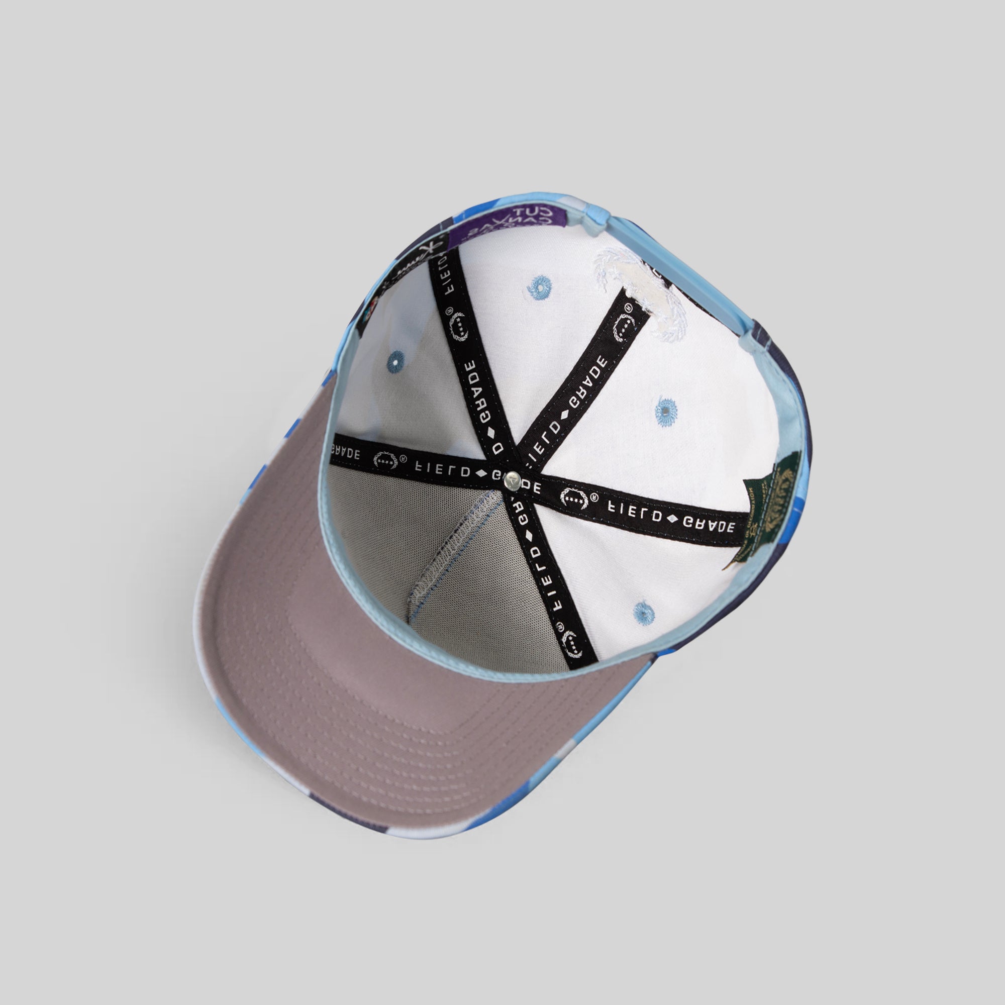 FIELD GRADE X KURVE STUDIO NY IS HEALING ICY TWILL TRUCKER