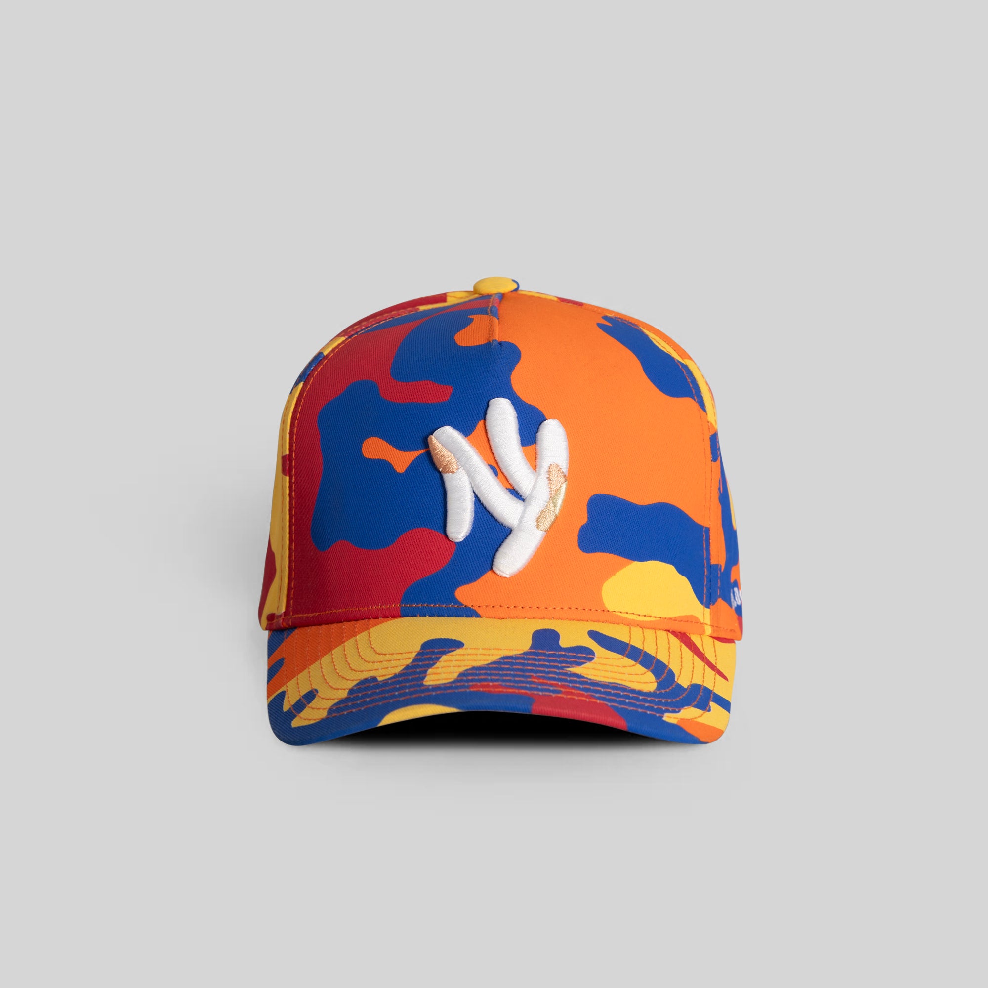 FIELD GRADE X KURVE STUDIO NY IS HEALING FIRE & ICE TWILL TRUCKER