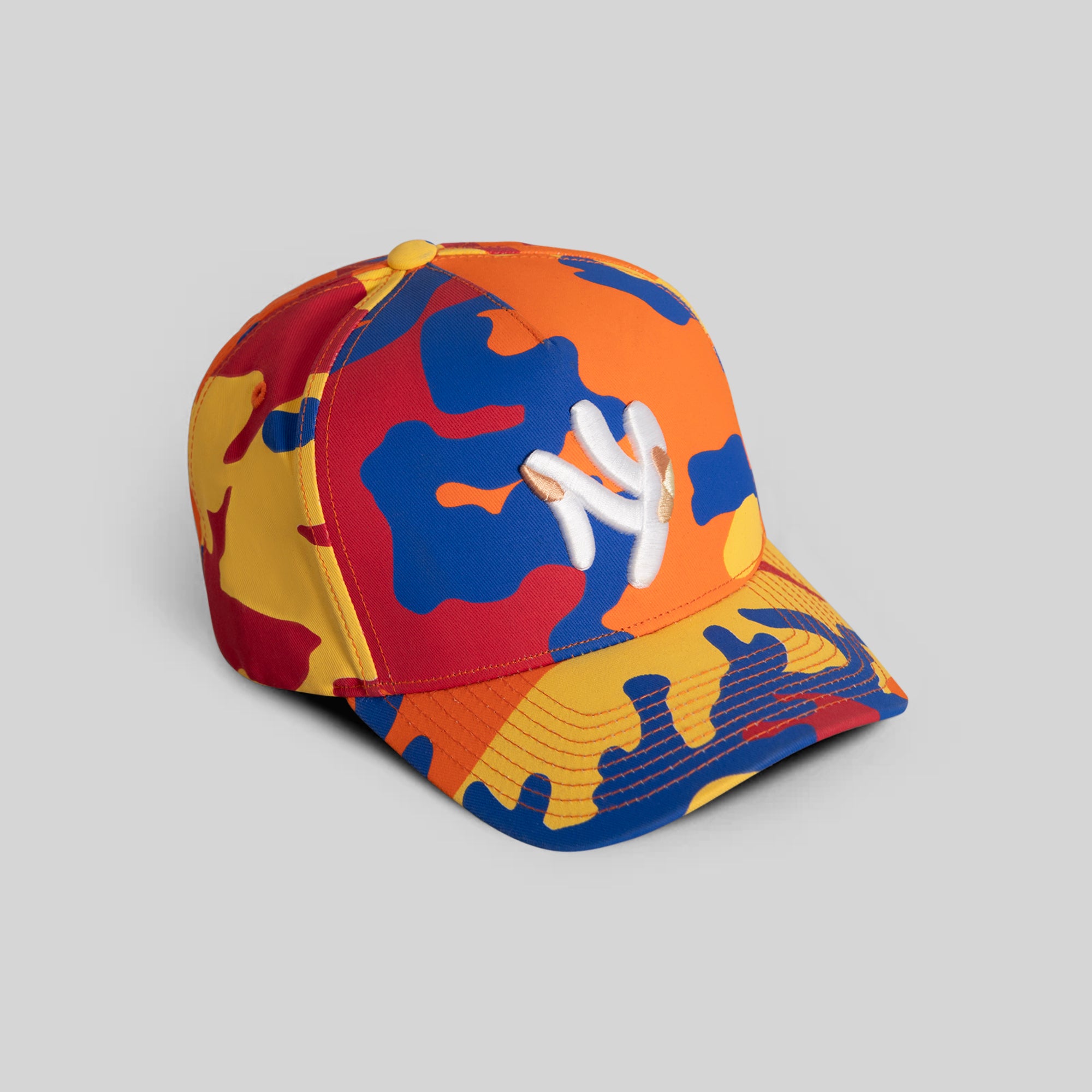FIELD GRADE X KURVE STUDIO NY IS HEALING FIRE & ICE TWILL TRUCKER