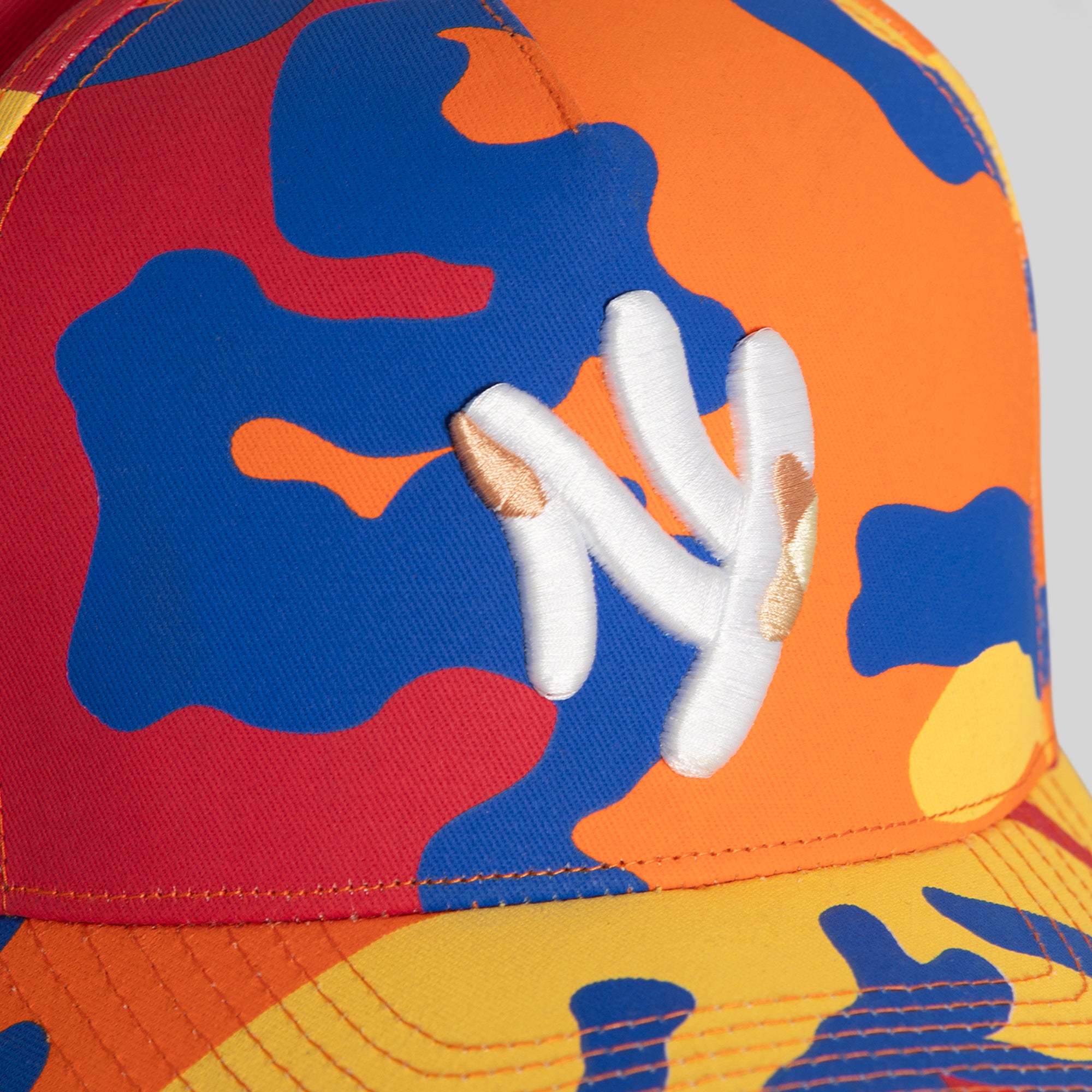 FIELD GRADE X KURVE STUDIO NY IS HEALING FIRE & ICE TWILL TRUCKER