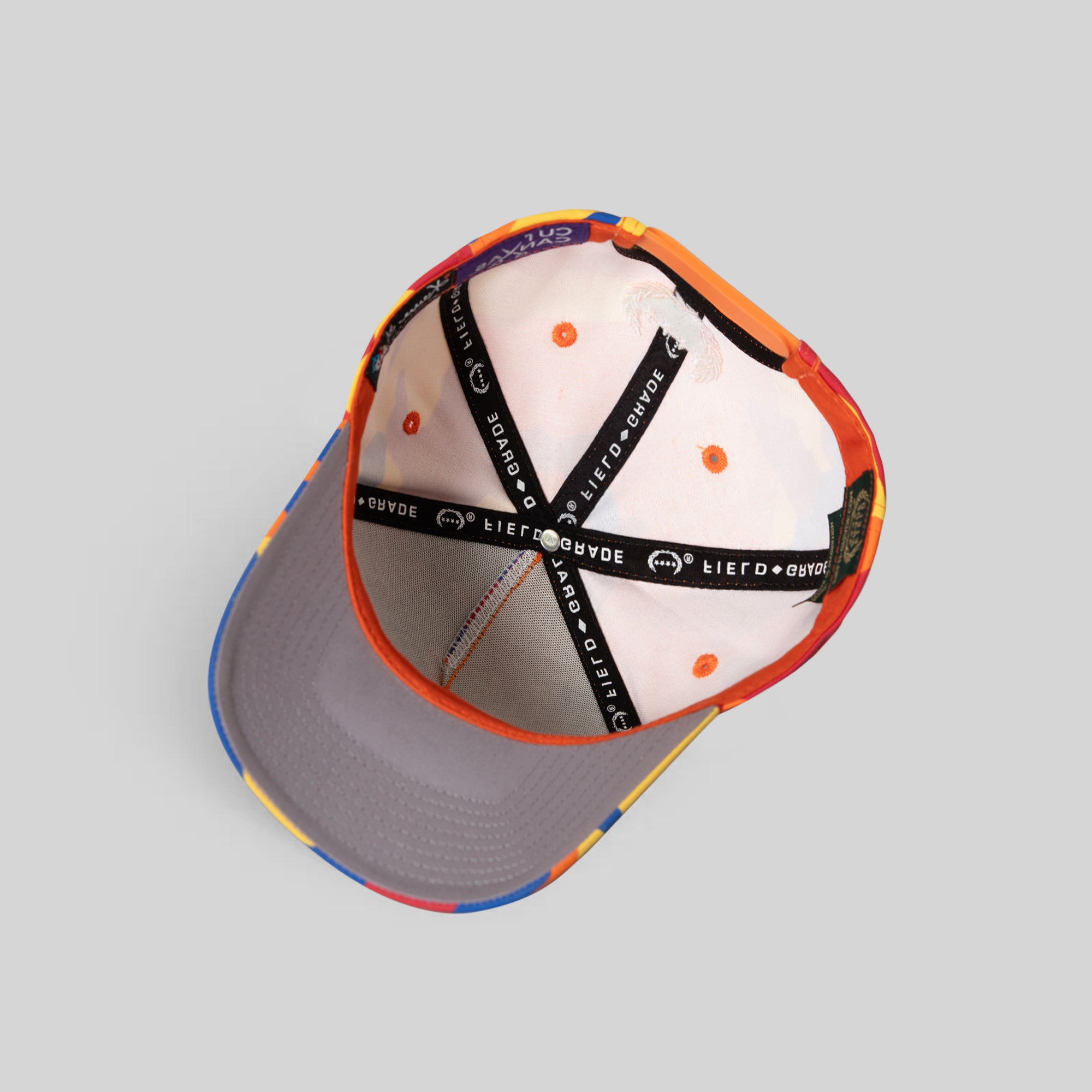 FIELD GRADE X KURVE STUDIO NY IS HEALING FIRE & ICE TWILL TRUCKER