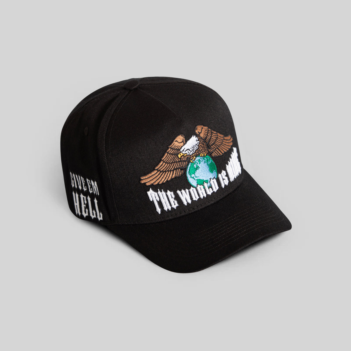 THE WORLD IS MINE BLACK TRUCKER