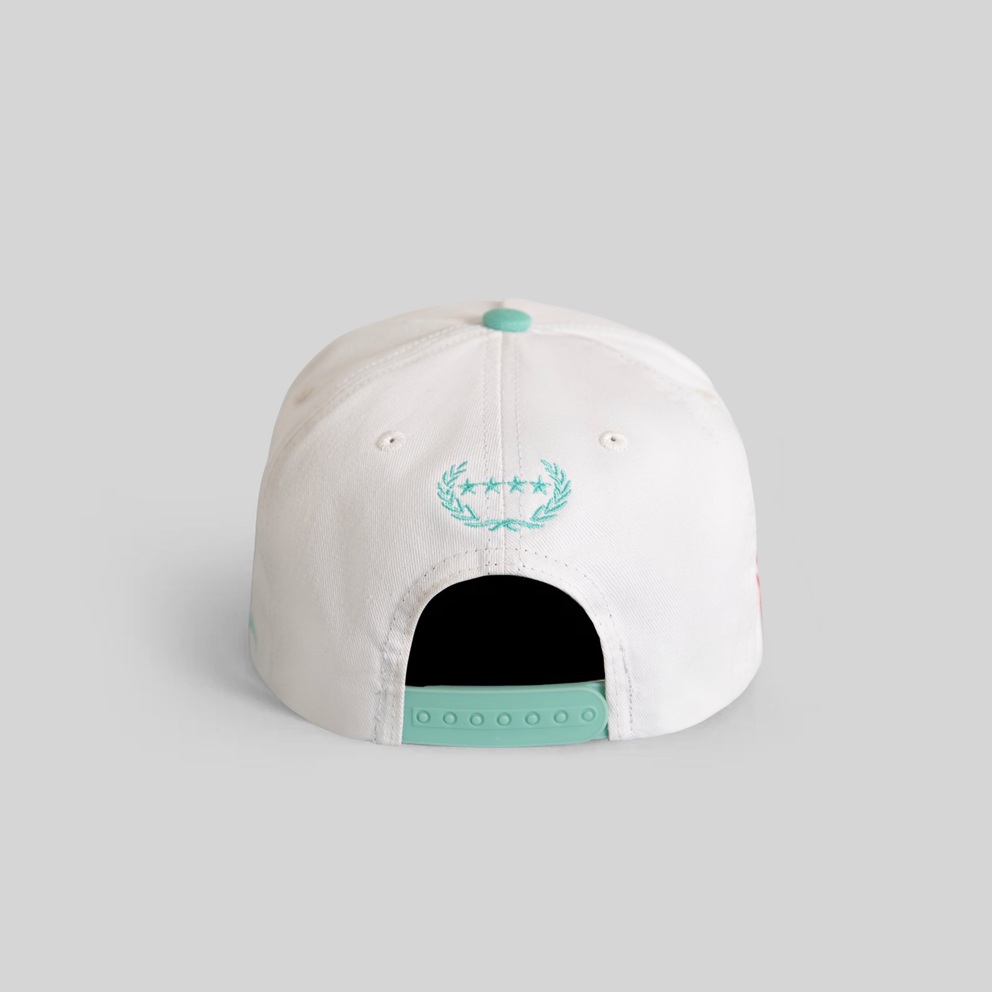 LOVE FEARLESSLY VAMPIRE WHITE MINT TWILL TRUCKER
