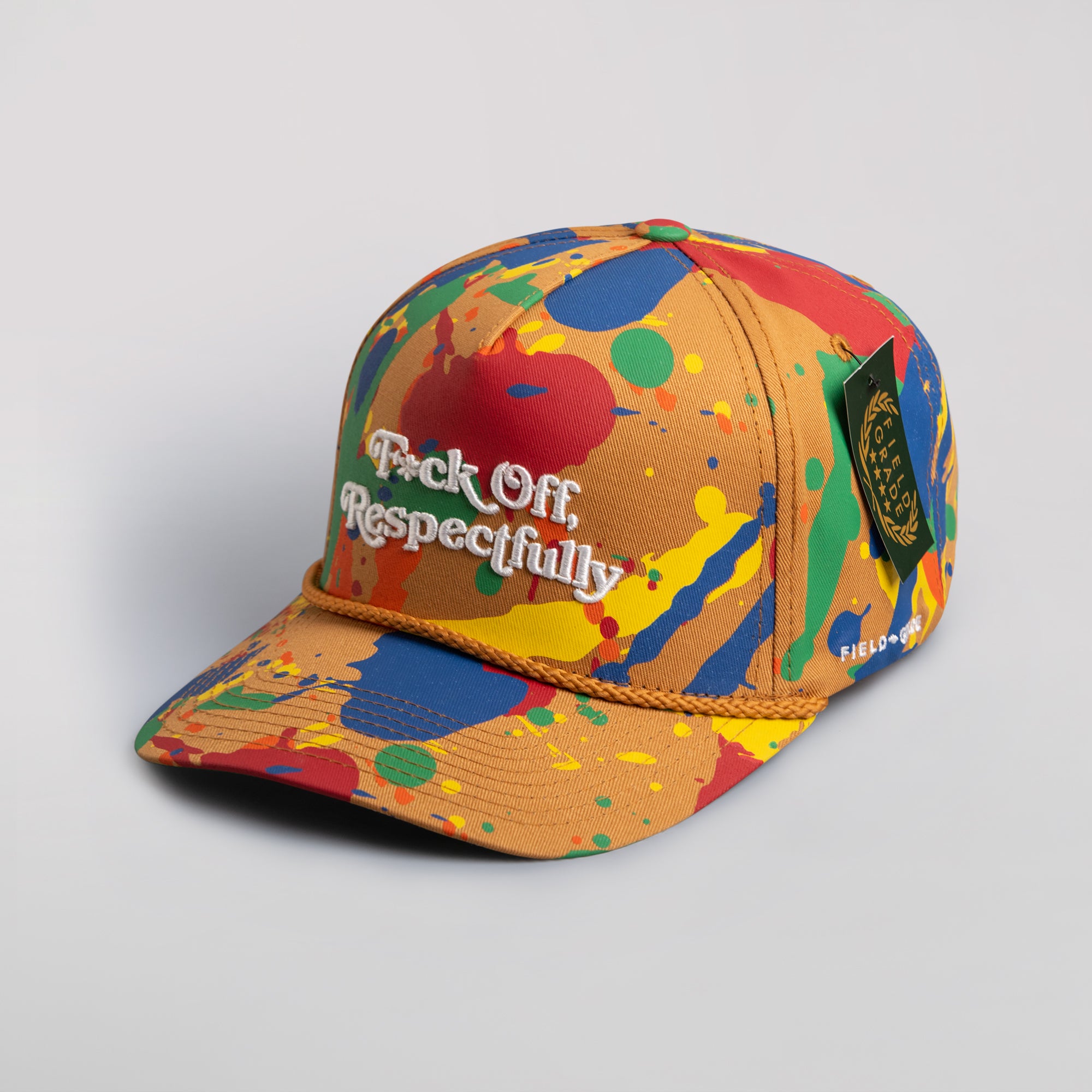 RESPECTFULLY PRIMARY SPLATTER TRUCKER HAT