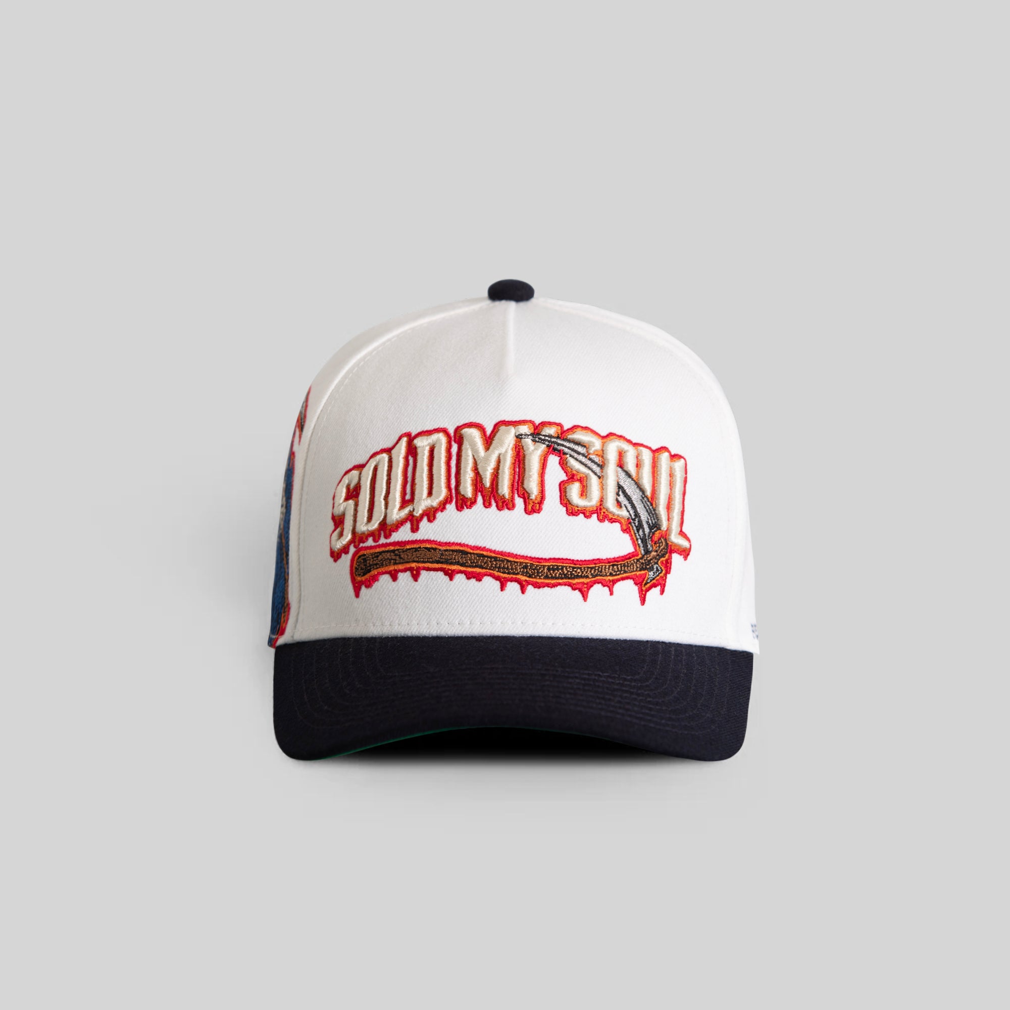 SOLD MY SOUL OFF WHITE NAVY TRUCKER