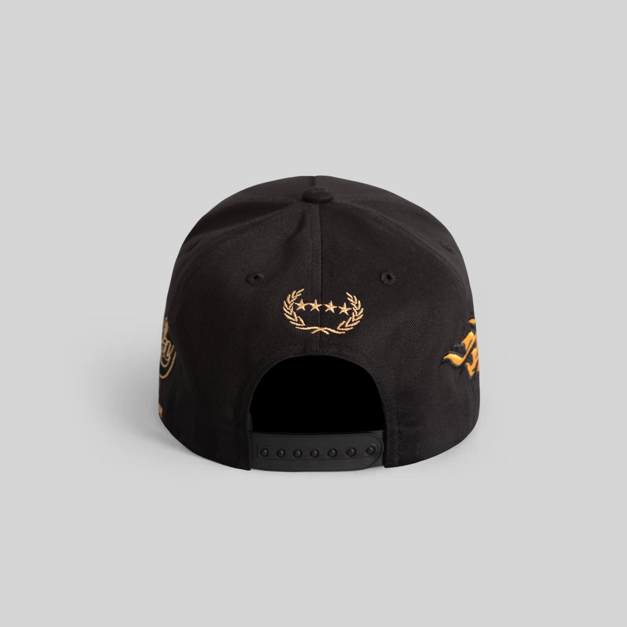 FINAL RIDE BLACK TWILL DISTRESSED TRUCKER