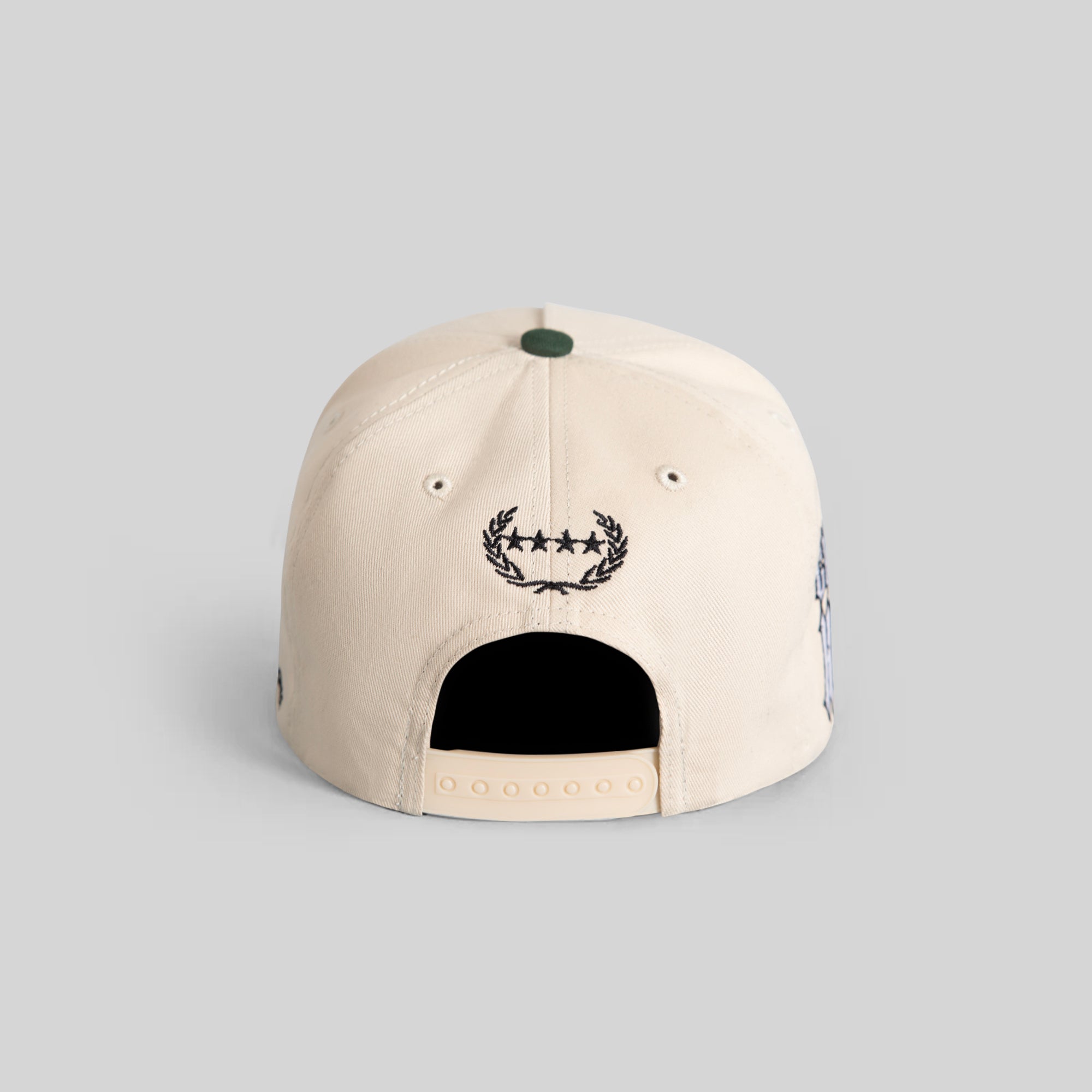 THE WORLD IS MINE SAND EMERALD TWILL TRUCKER