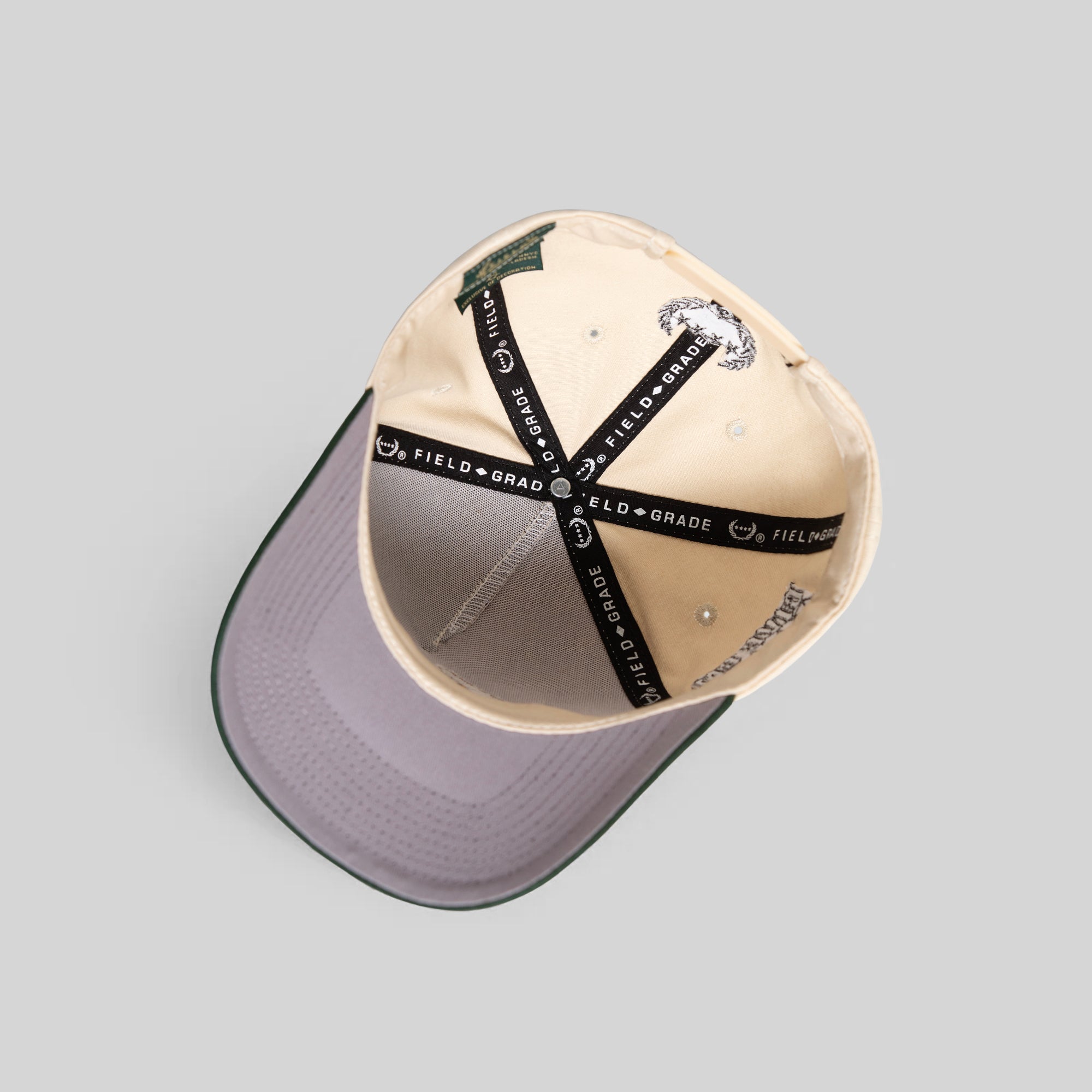 THE WORLD IS MINE SAND EMERALD TWILL TRUCKER