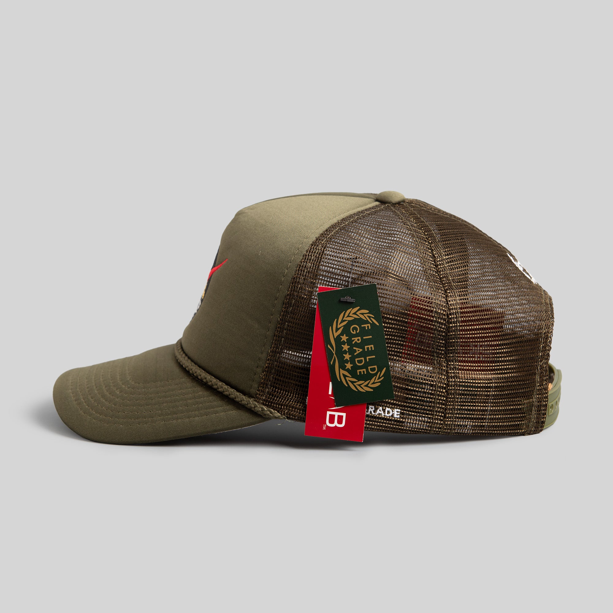 SKYLAB NASA 50TH ANNIVERSARY OLIVE TRUCKER HAT