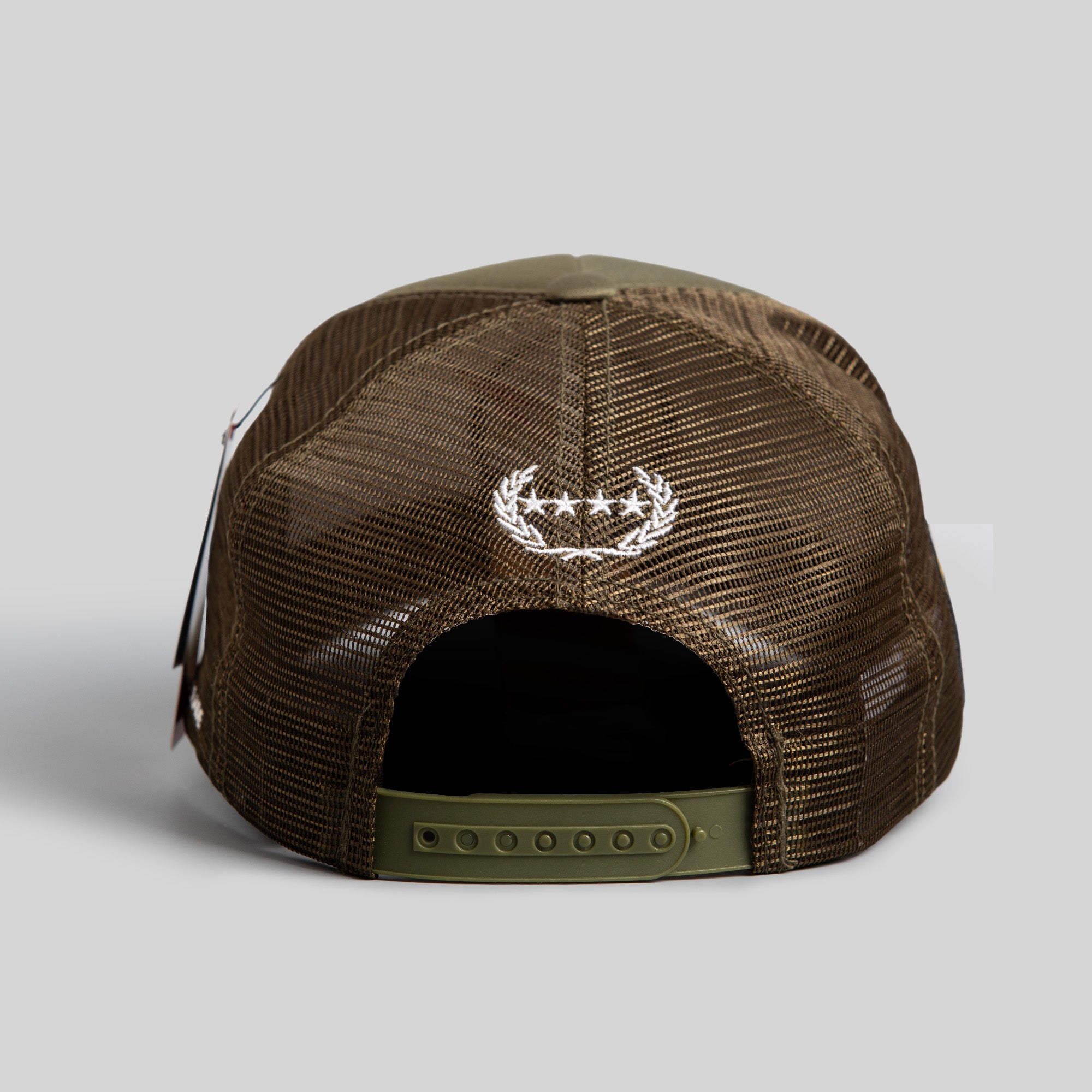 SKYLAB NASA 50TH ANNIVERSARY OLIVE TRUCKER HAT