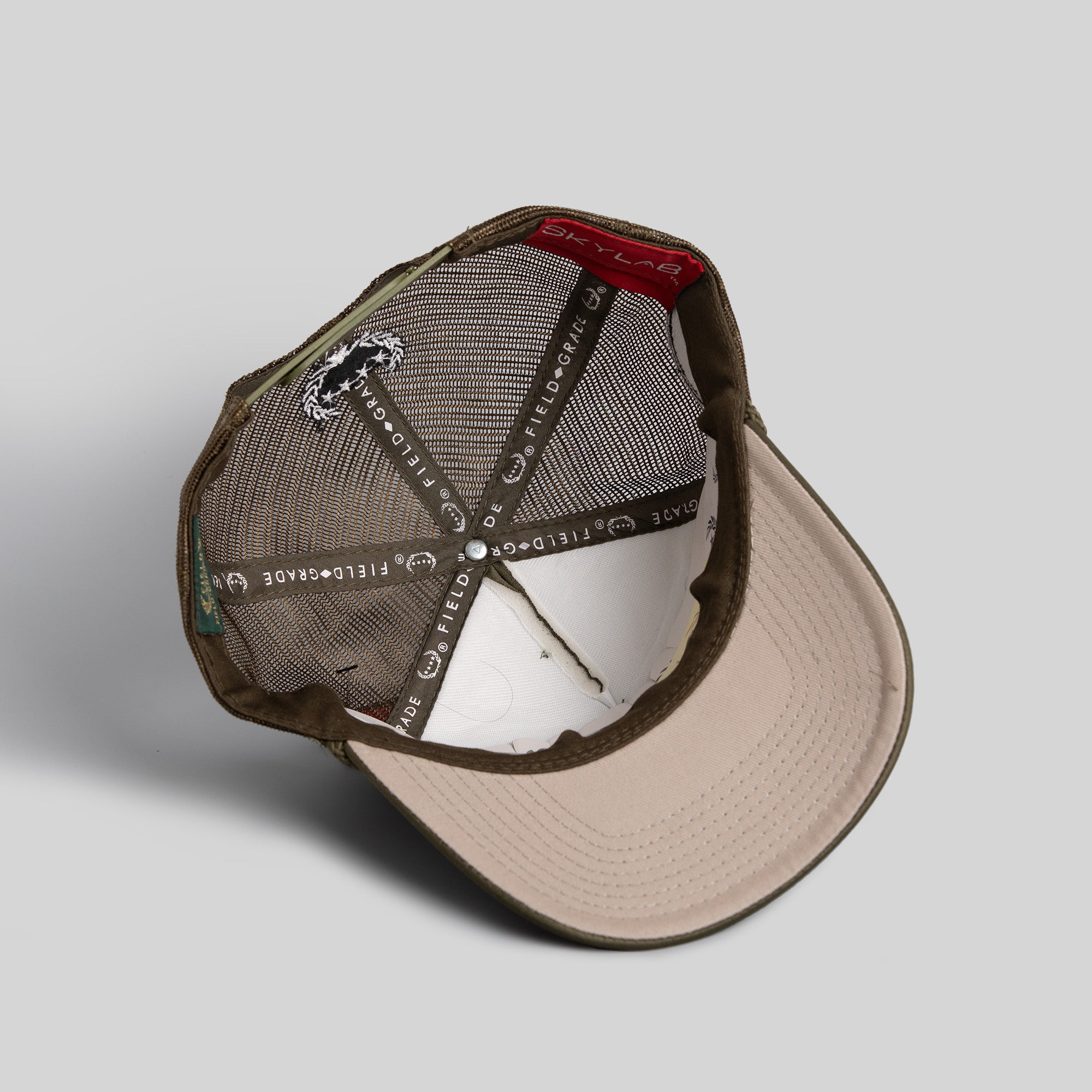 SKYLAB NASA 50TH ANNIVERSARY OLIVE TRUCKER HAT