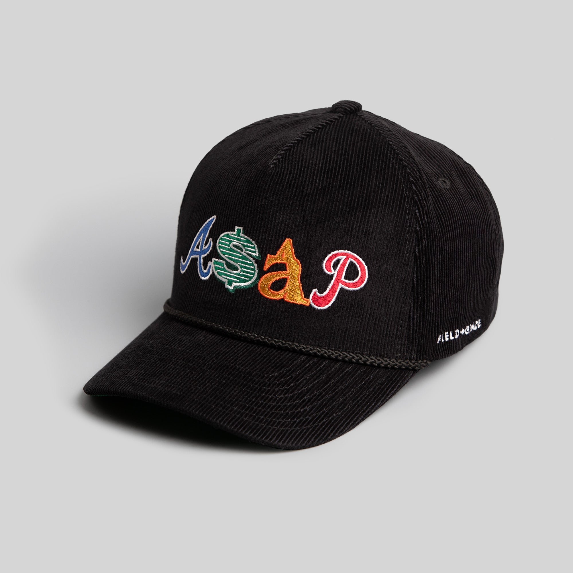ASAP BLACK CORDUROY TRUCKER