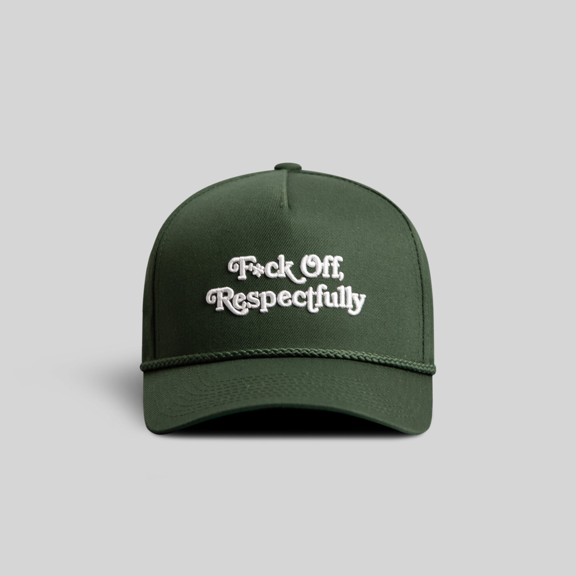 RESPECTFULLY FG GREEN TRUCKER HAT