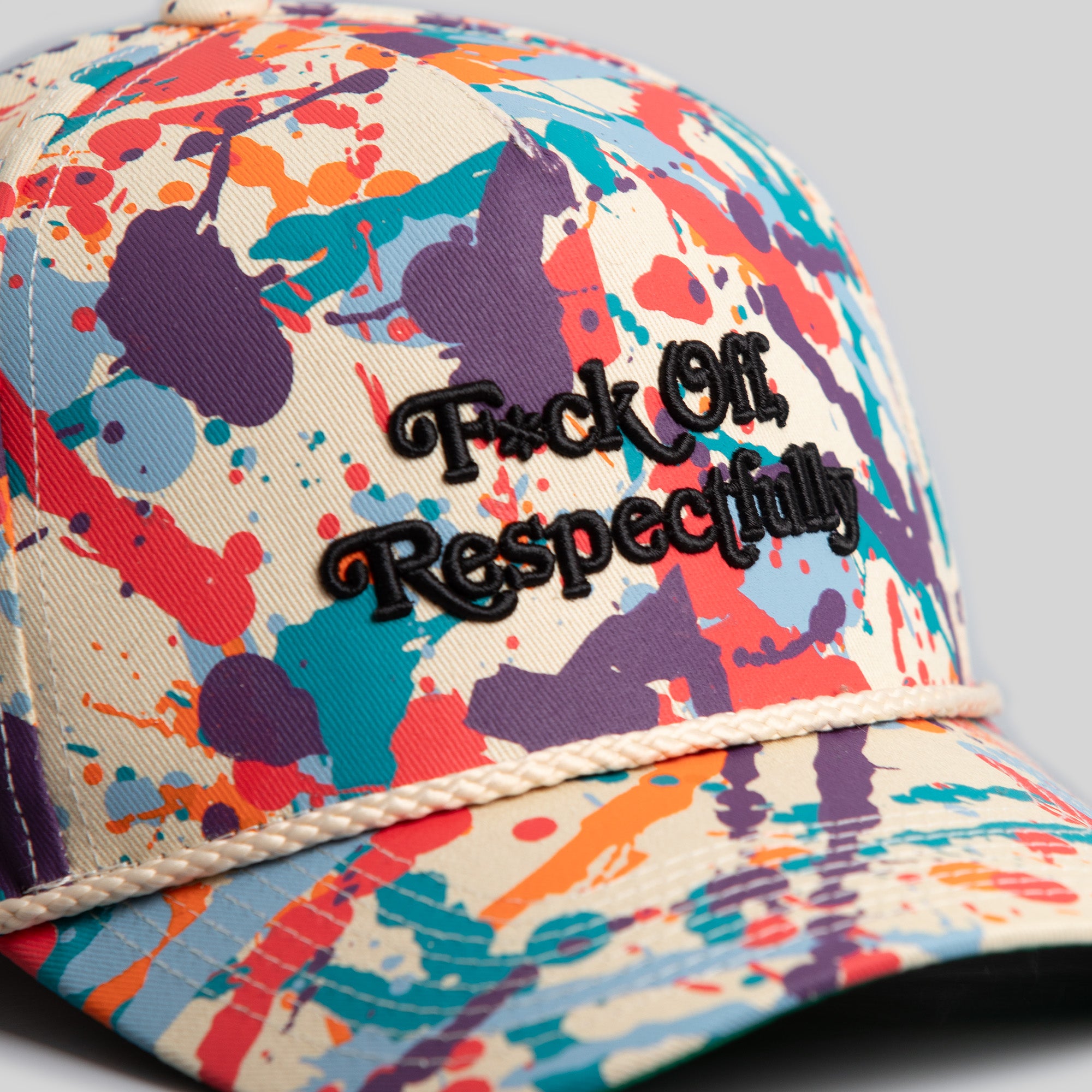 RESPECTFULLY SAND SPLATTER TRUCKER HAT