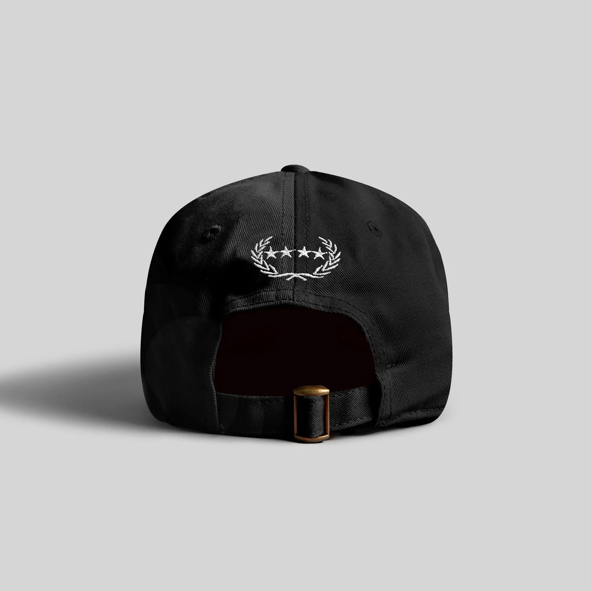 DEMON TIME BLACK DISTRESSED RELAXED FIT HAT