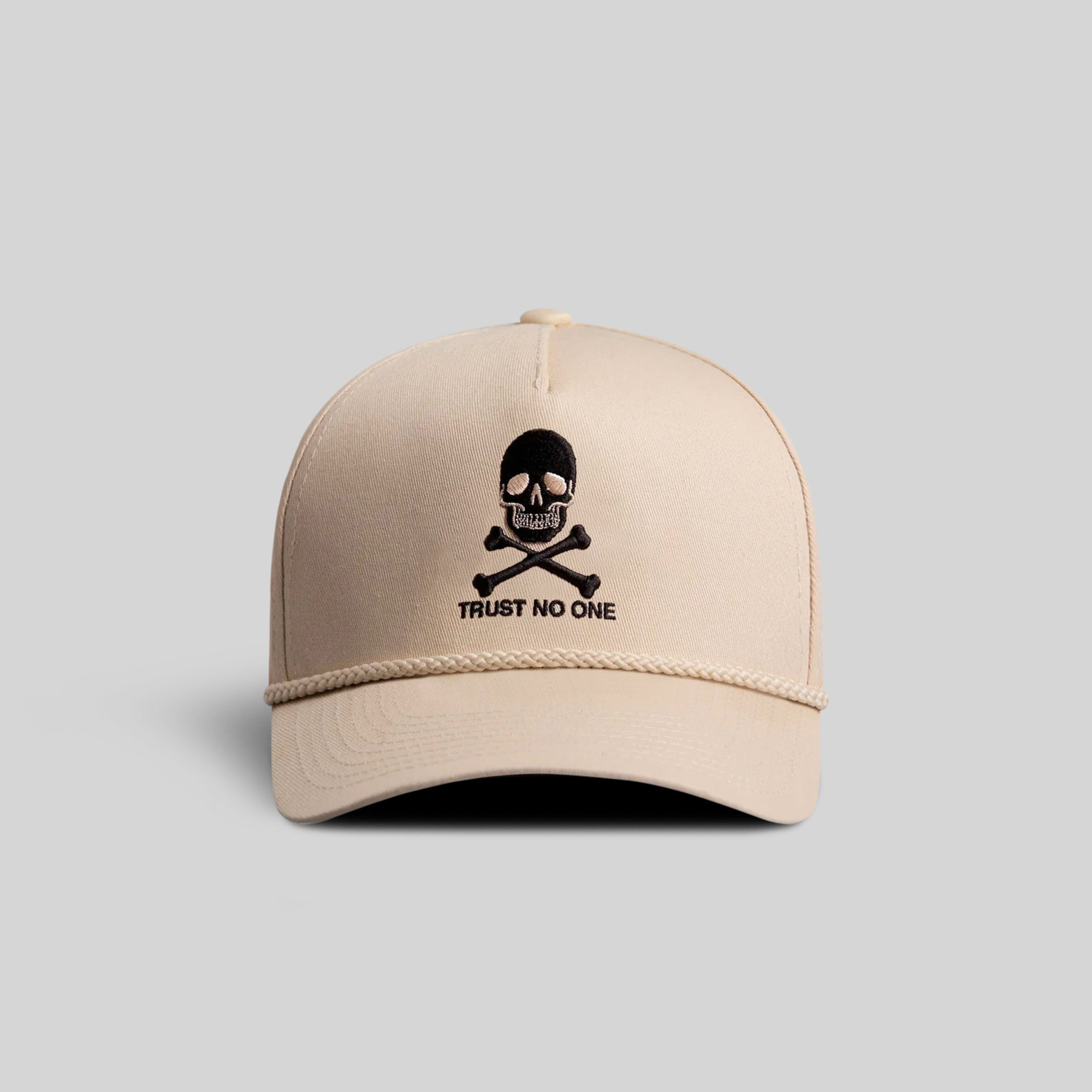 TRUST NO ONE SAND TRUCKER HAT