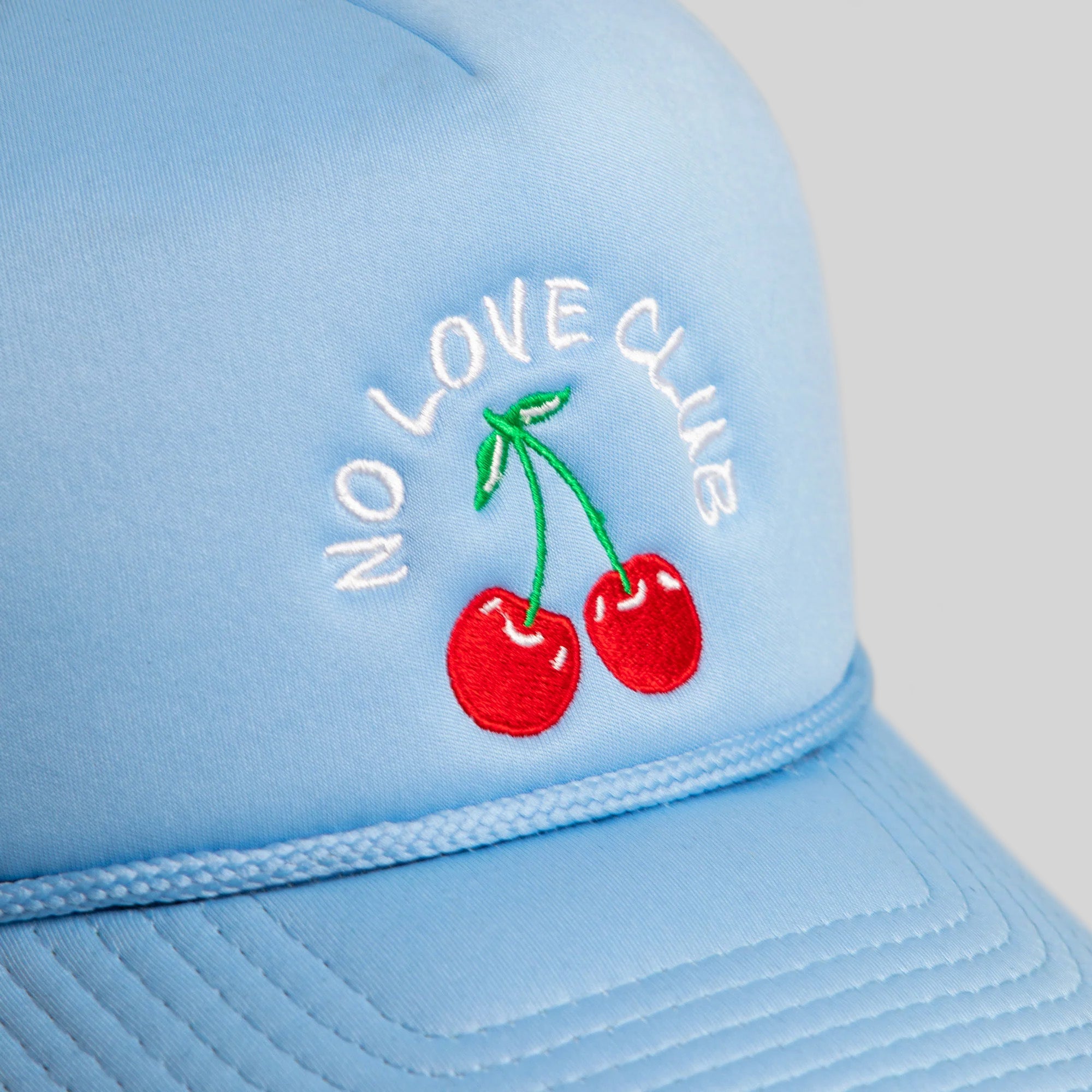 NO LOVE CLUB UNI BLUE TRUCKER HAT