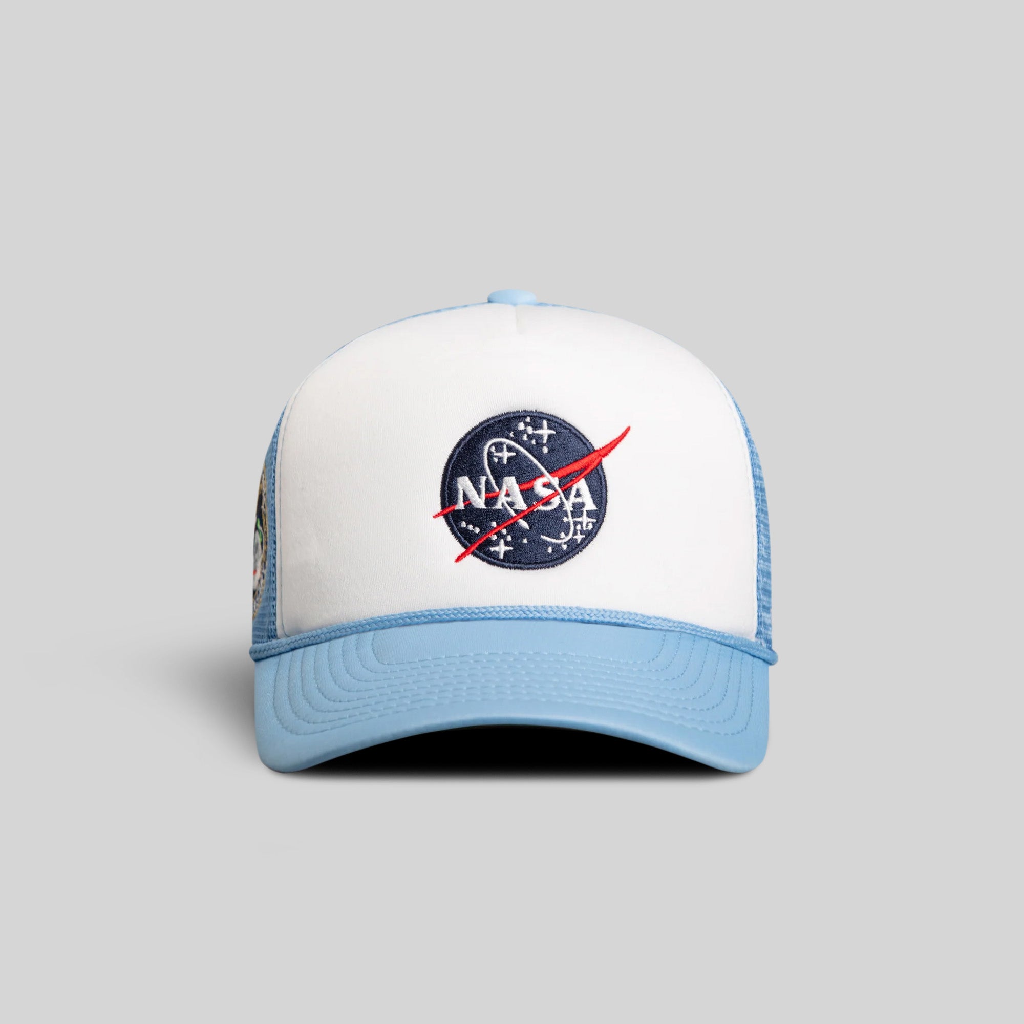 SKYLAB NASA 50TH ANNIVERSARY WHITE/UNI BLUE TRUCKER HAT
