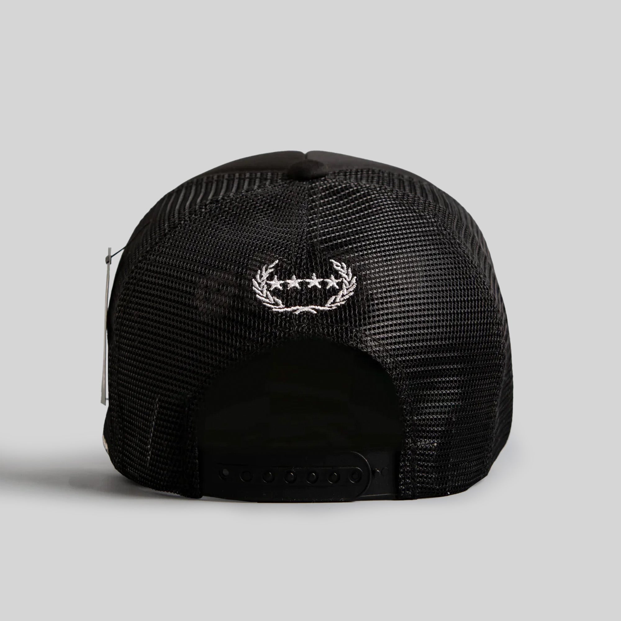 ROYALTY BLACK TRUCKER HAT