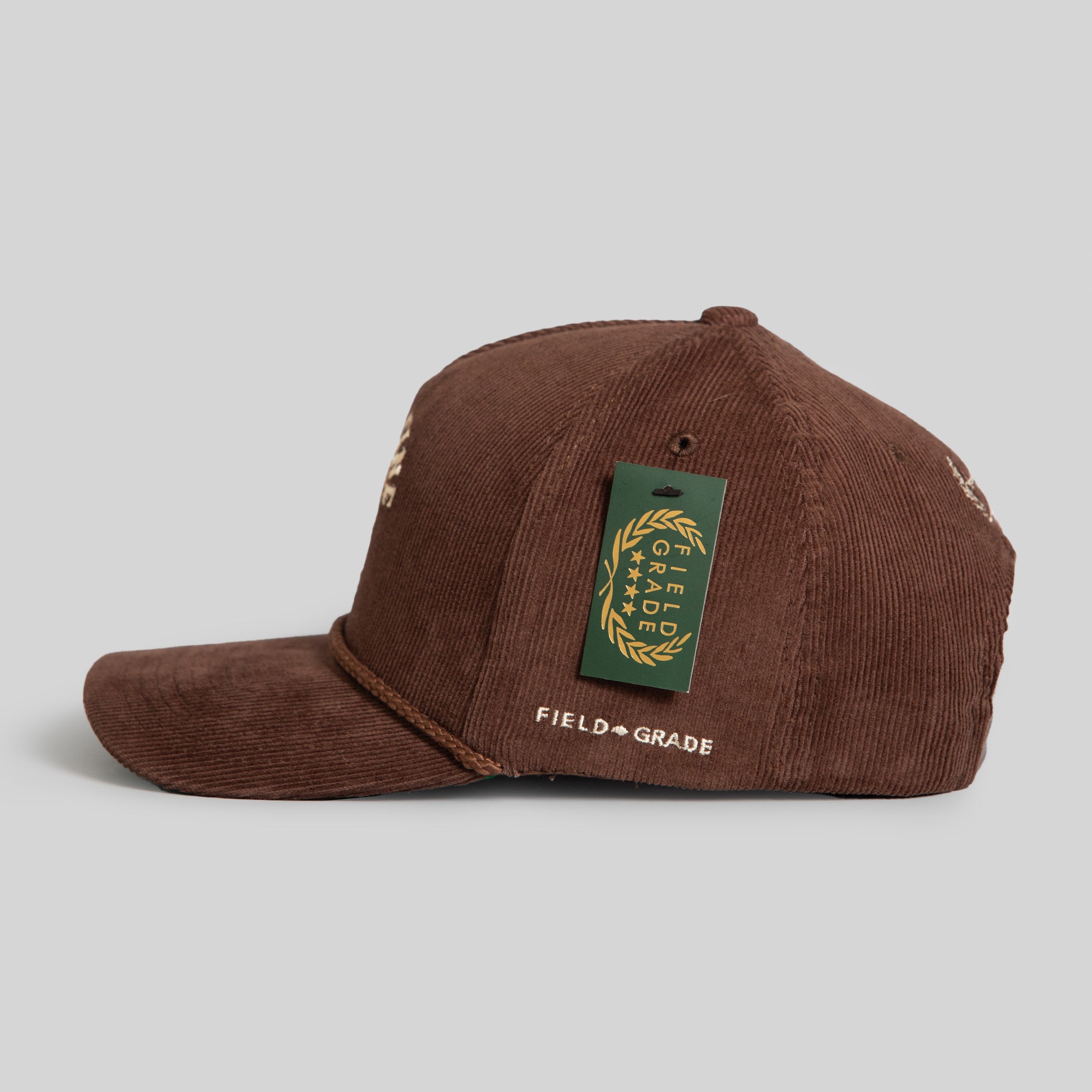 I FEEL FINE MOCHA CORDUROY TRUCKER HAT