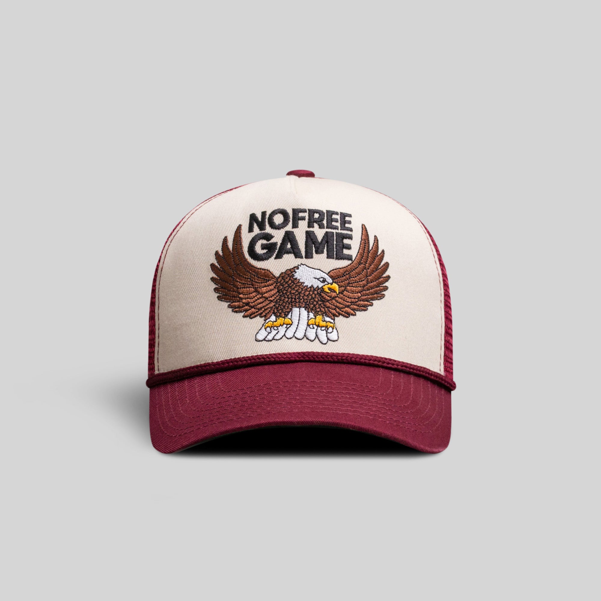 NO FREE GAME TWO TONE TRUCKER HAT