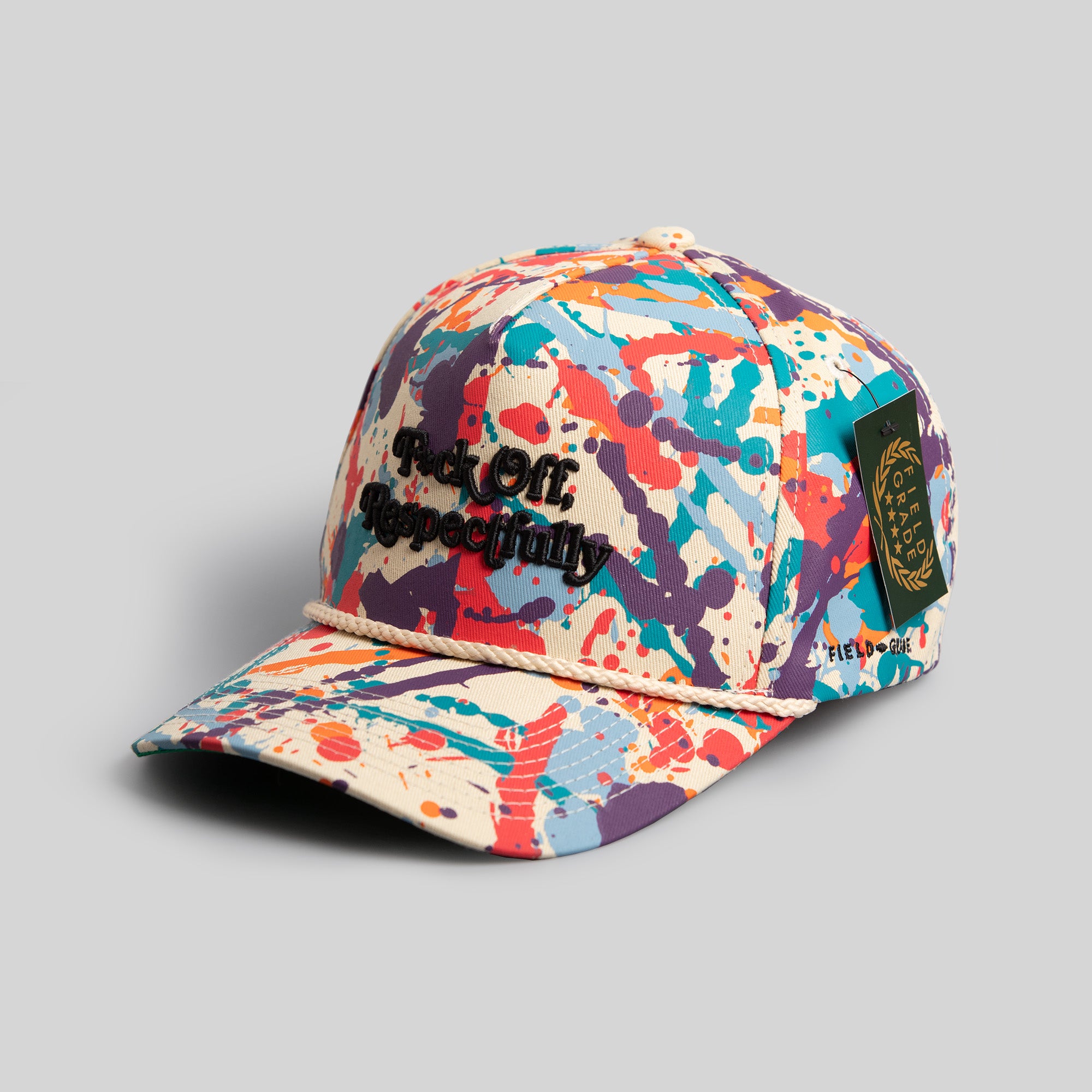 RESPECTFULLY SAND SPLATTER TRUCKER HAT