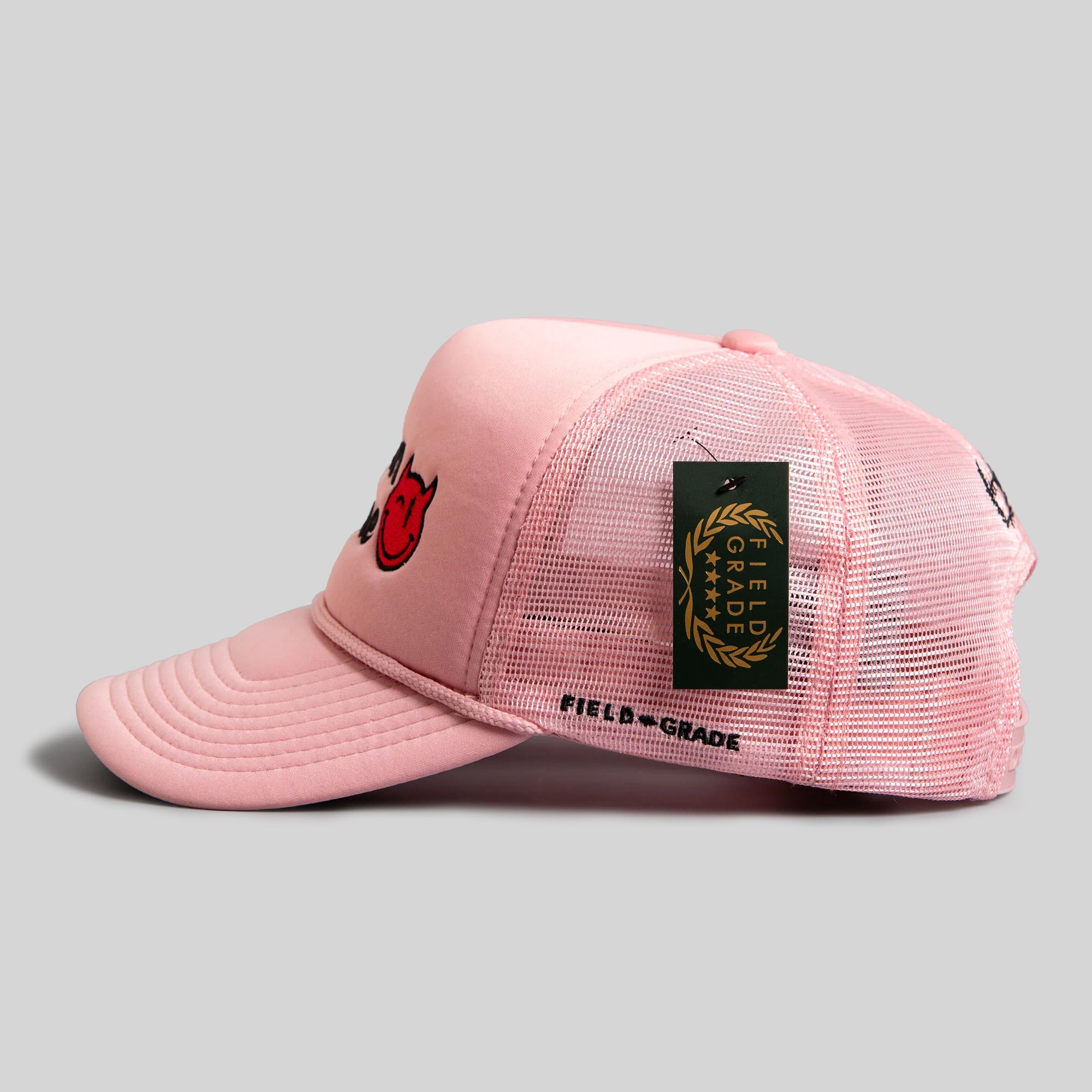 DEMON TIME PINK TRUCKER HAT
