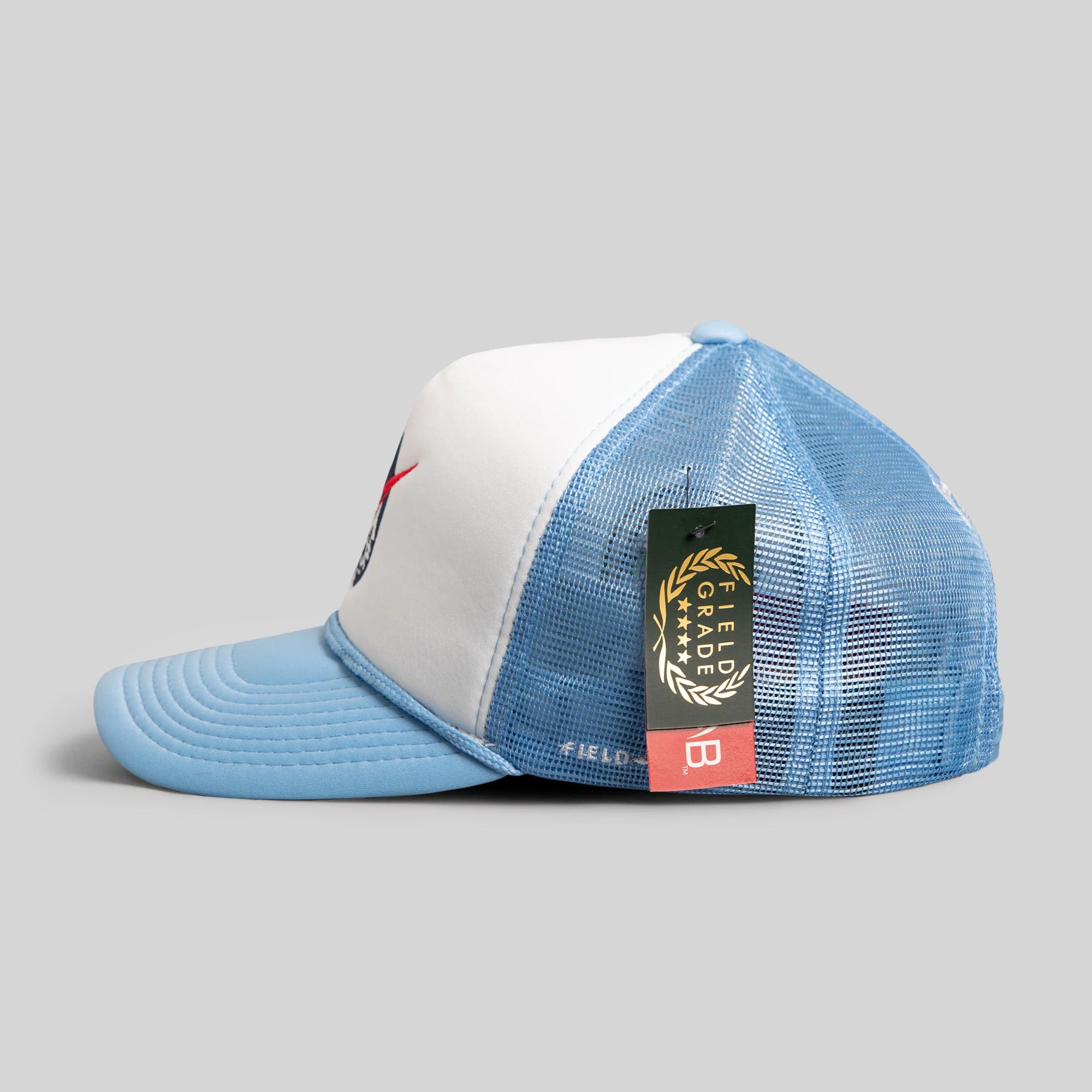 SKYLAB NASA 50TH ANNIVERSARY WHITE/UNI BLUE TRUCKER HAT