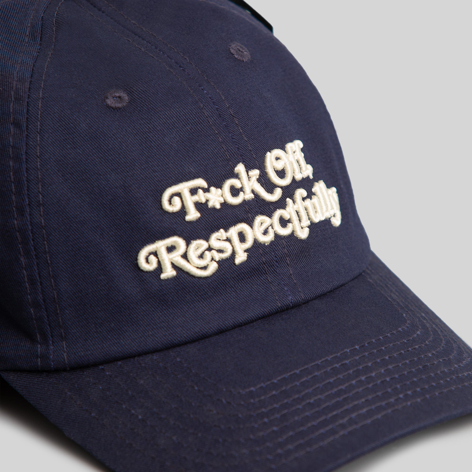 RESPECTFULLY DEEP NAVY RELAXED FIT HAT