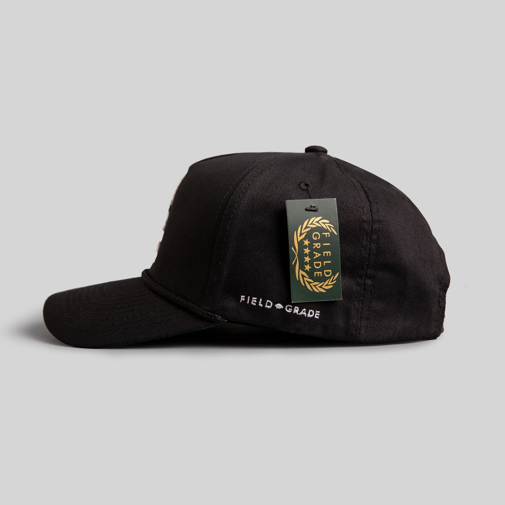 TRUST NO ONE BLACK TRUCKER HAT