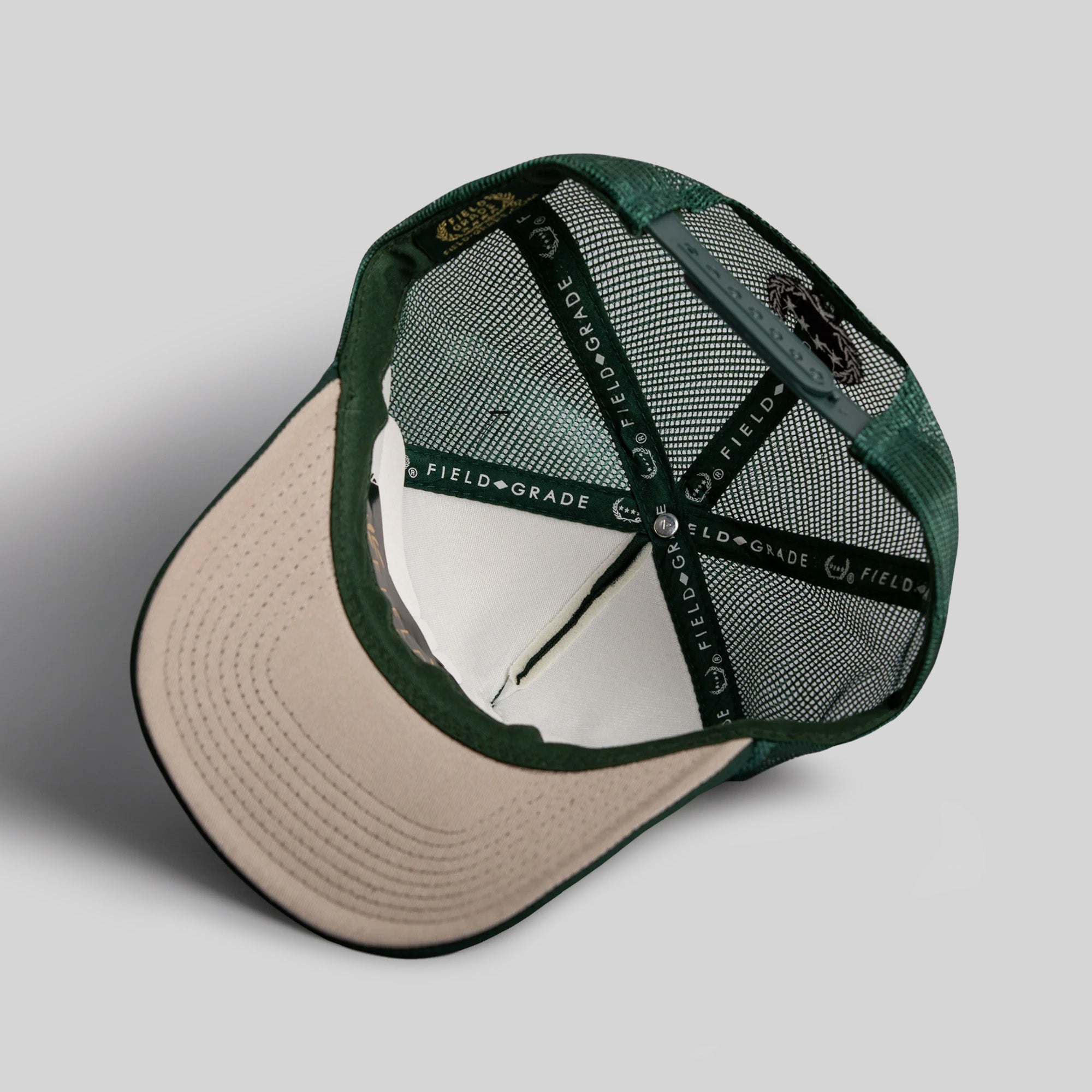 WE'RE ALL SCREWED FG GREEN TRUCKER HAT