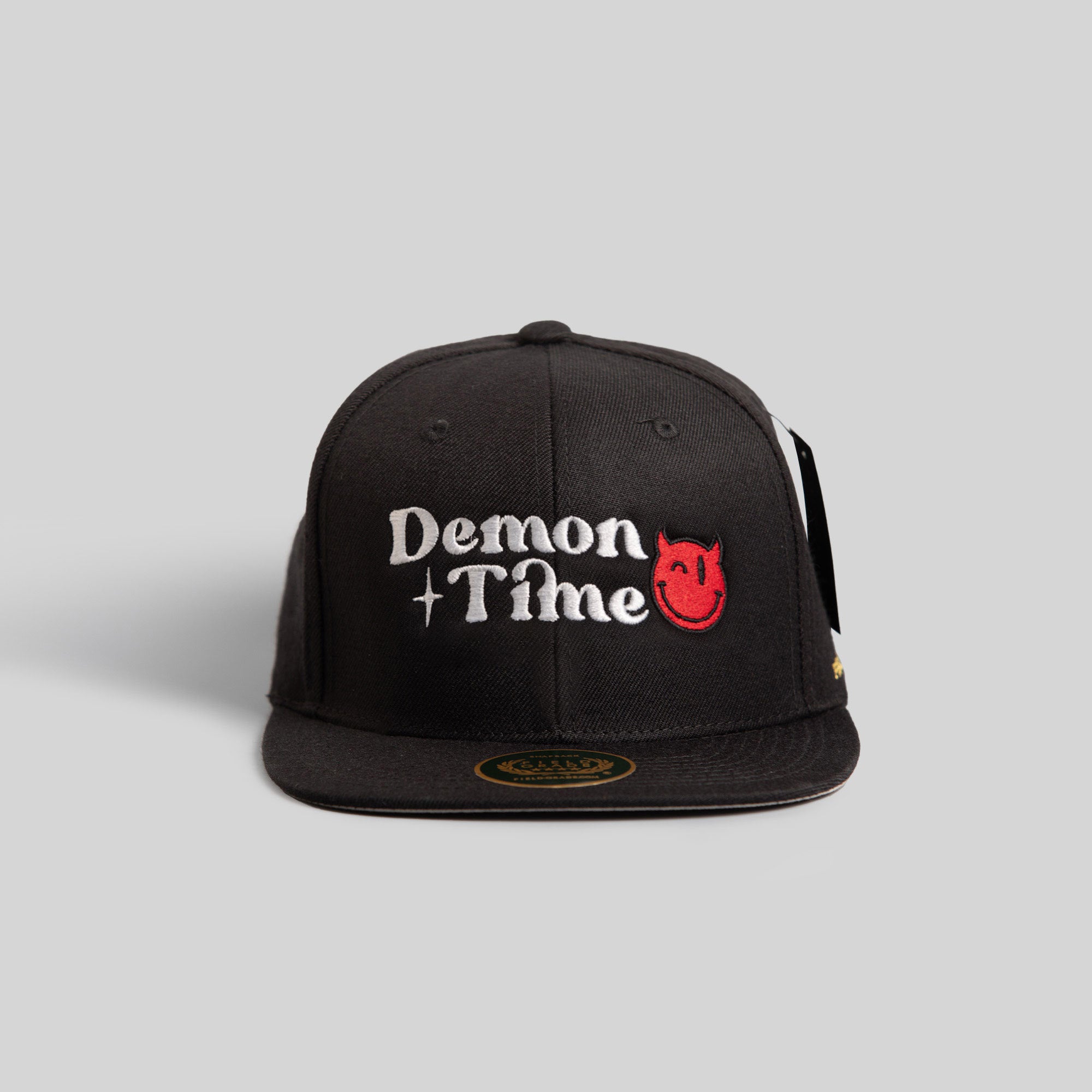 DEMON TIME BLACK SNAPBACK HAT