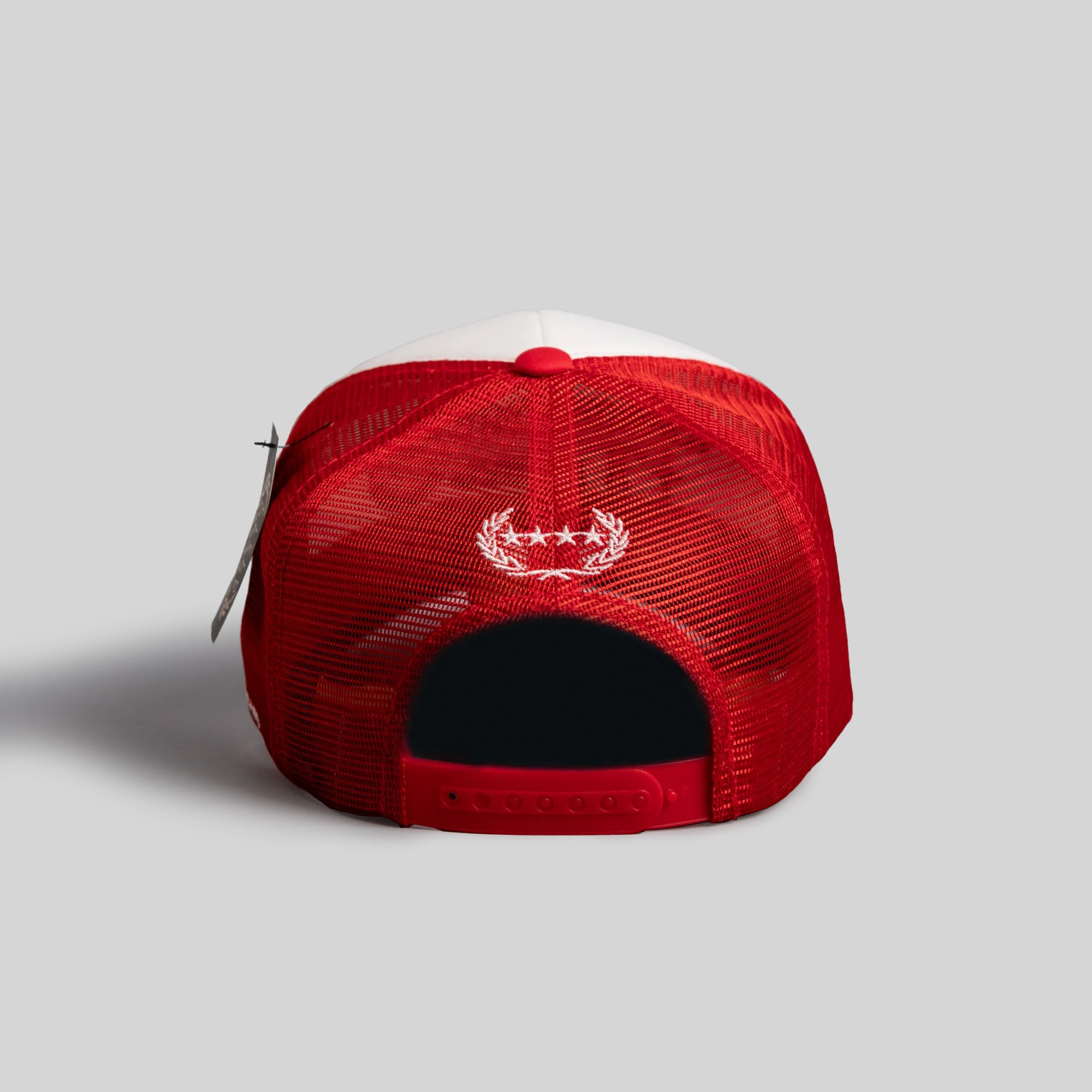 DEMON TIME WHITE FRONT TRUCKER HAT