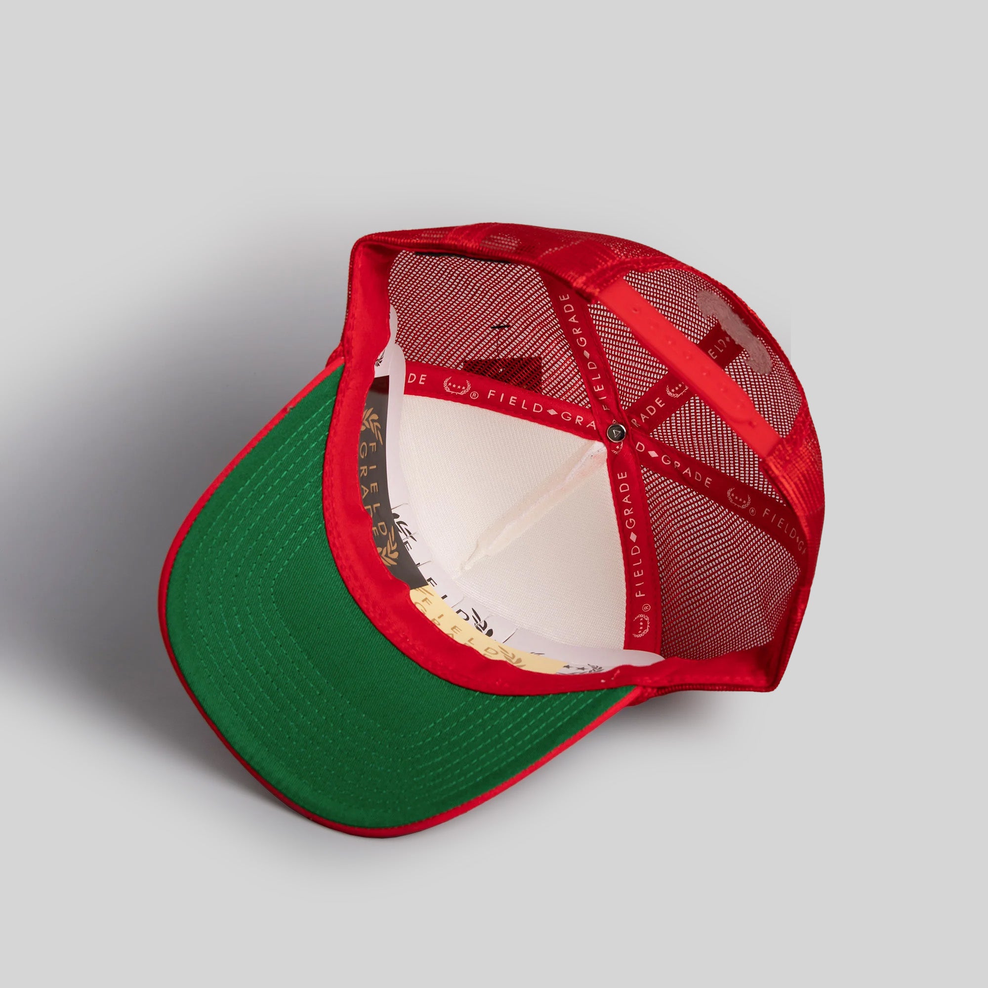 DEMON TIME WHITE FRONT TRUCKER HAT