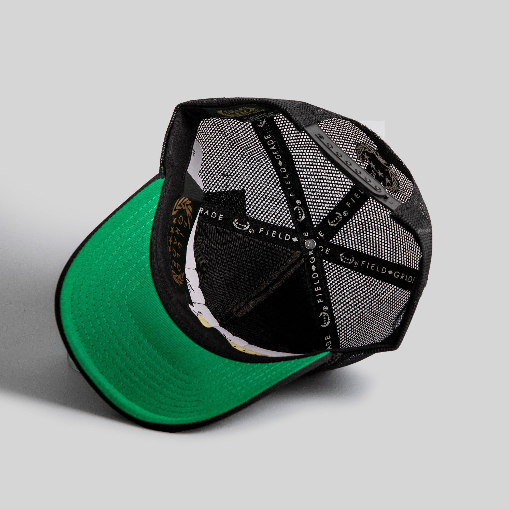 RESPECTFULLY BLACK TRUCKER HAT