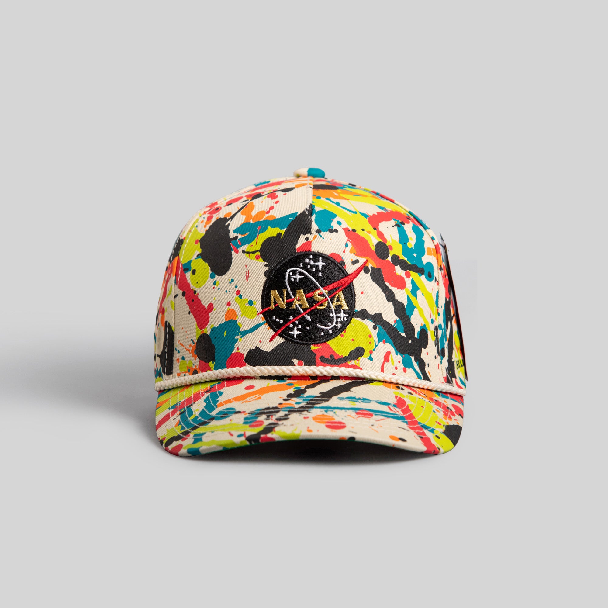 SKYLAB NASA NEON SPLATTER SAND TRUCKER HAT
