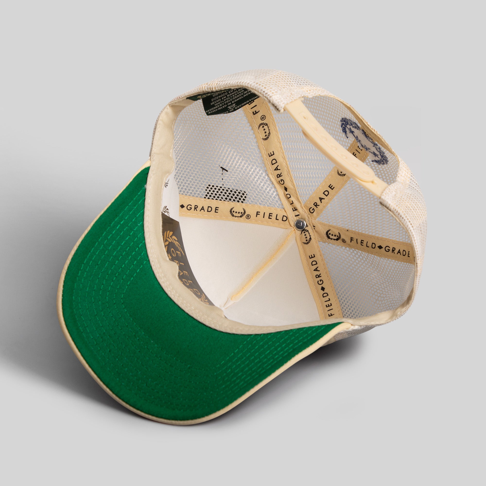 ALL HUSTLE NO LUCK SAND TRUCKER HAT
