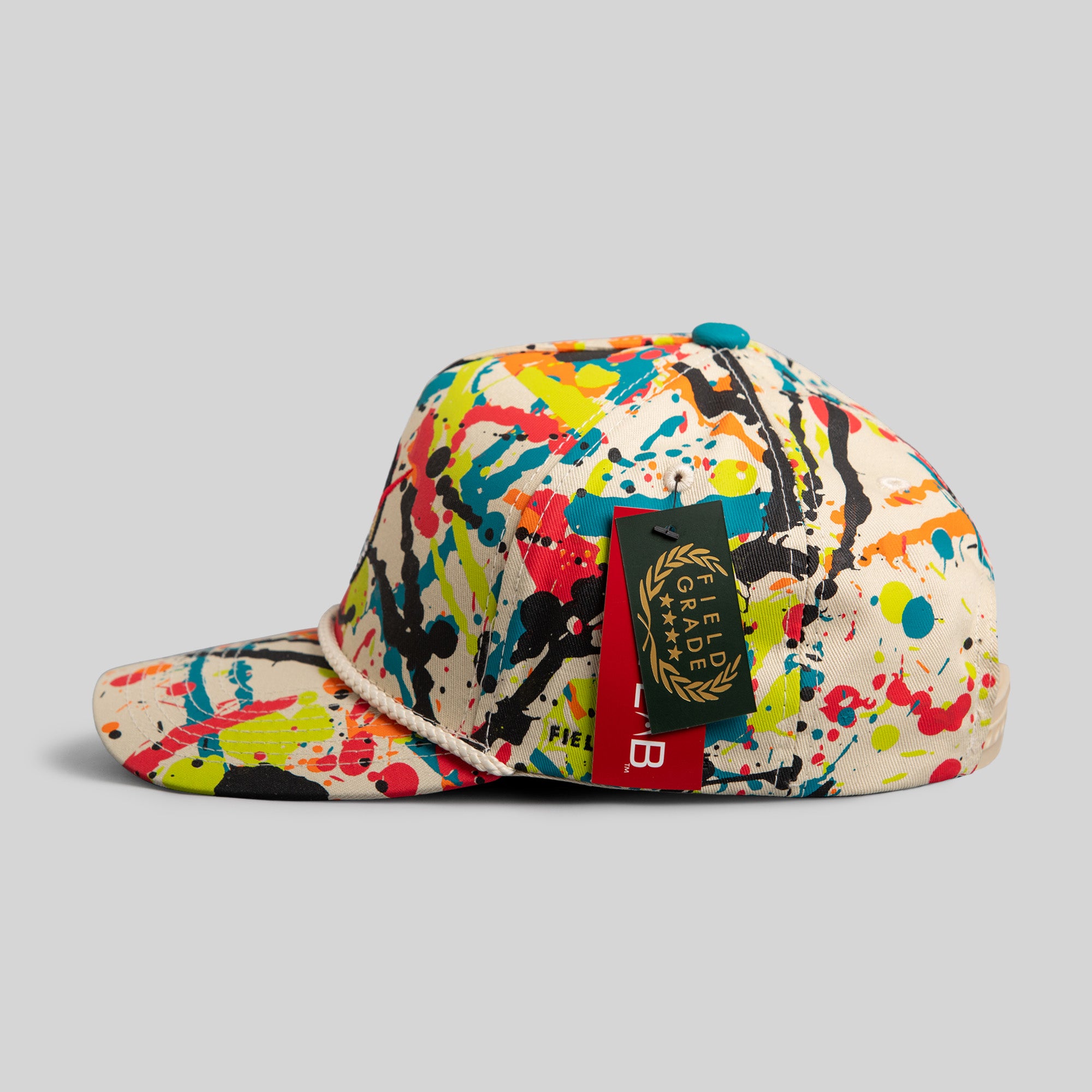 SKYLAB NASA NEON SPLATTER SAND TRUCKER HAT