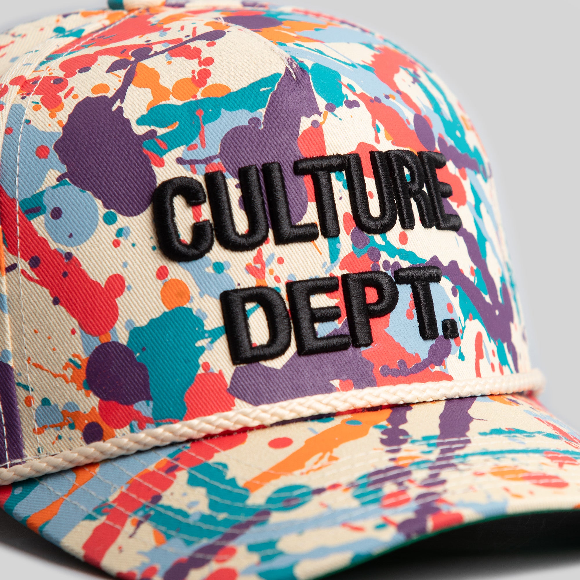 CULTURE DEPT. SAND SPLATTER TRUCKER HAT