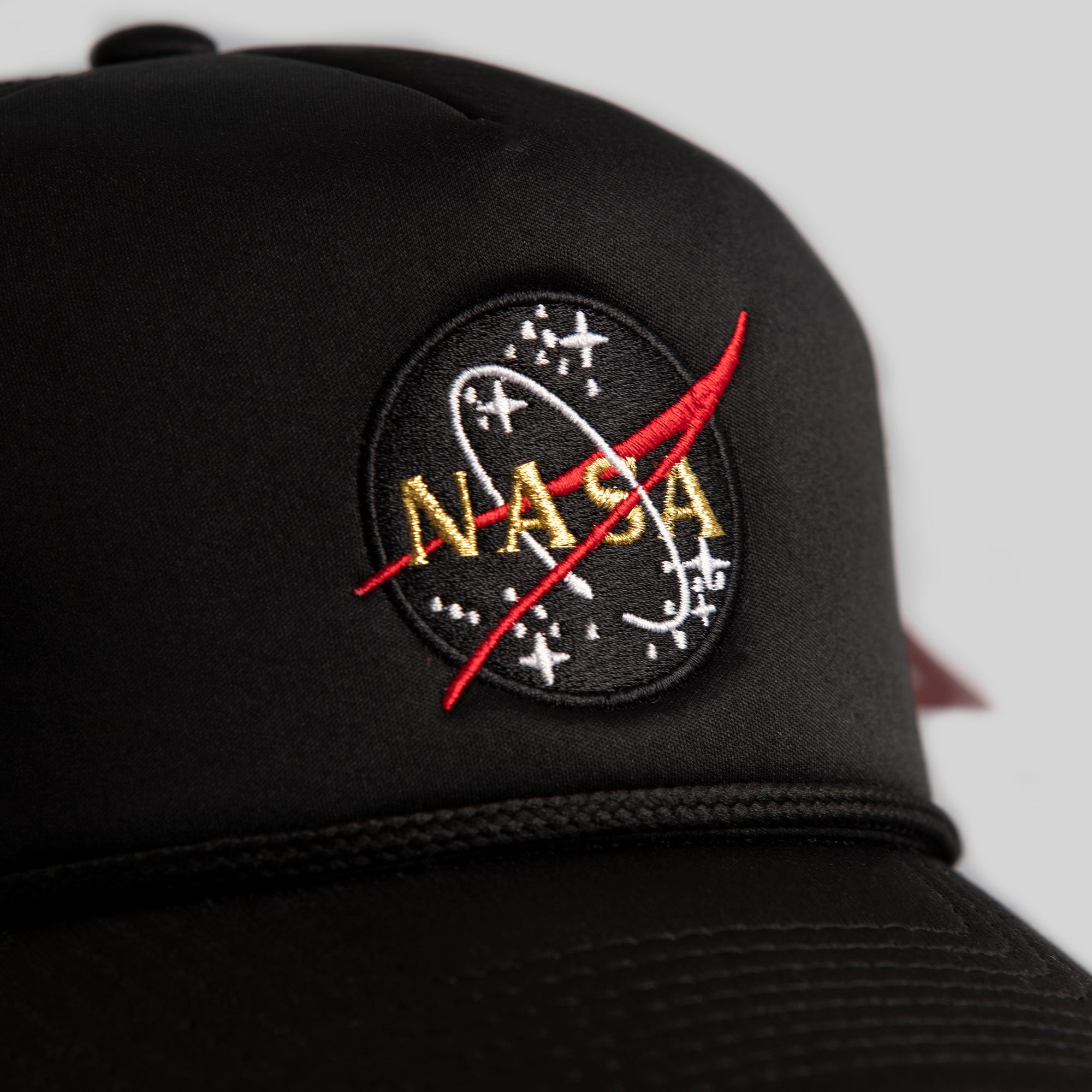 SKYLAB NASA 50TH ANNIVERSARY BLACK TRUCKER HAT