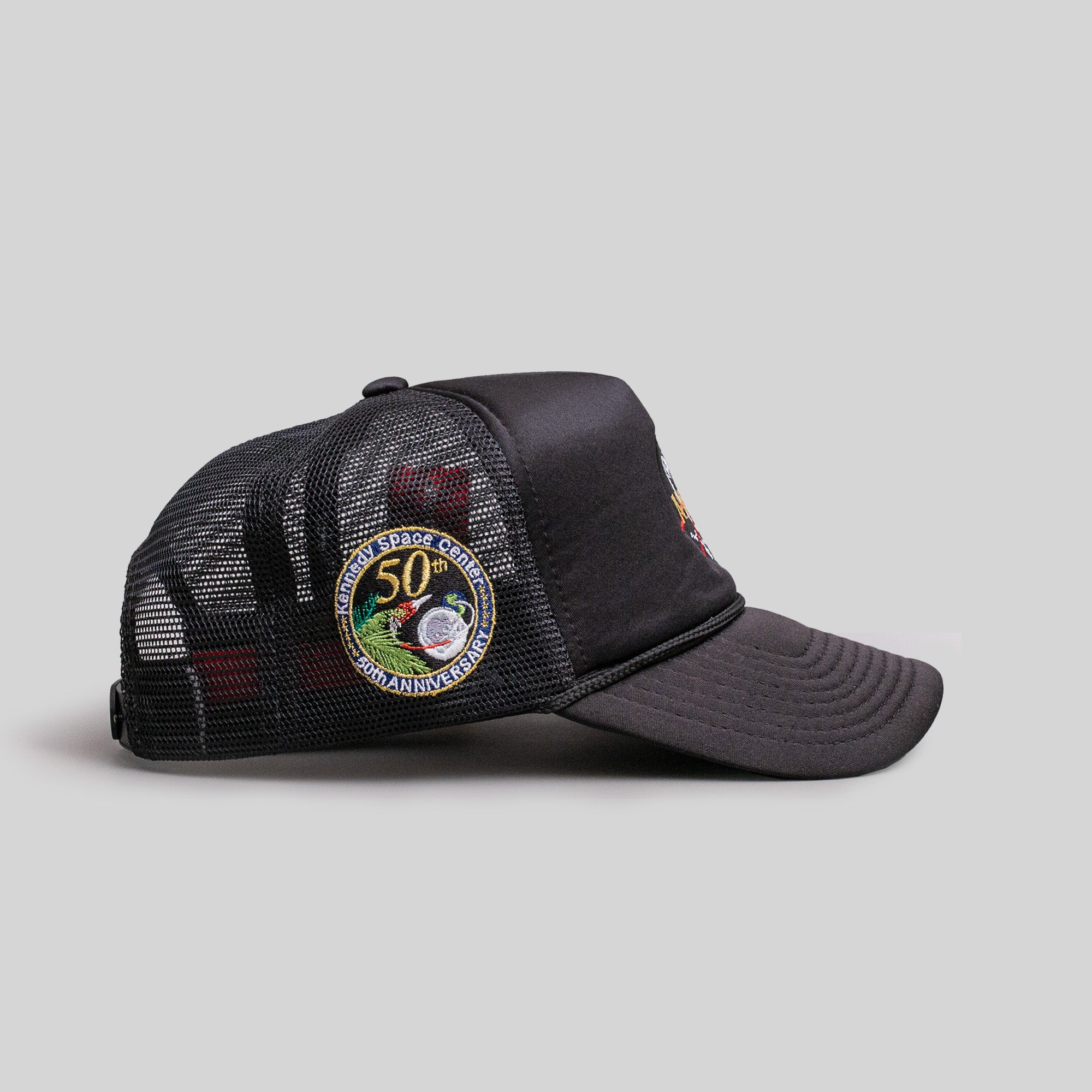 SKYLAB NASA 50TH ANNIVERSARY BLACK TRUCKER HAT