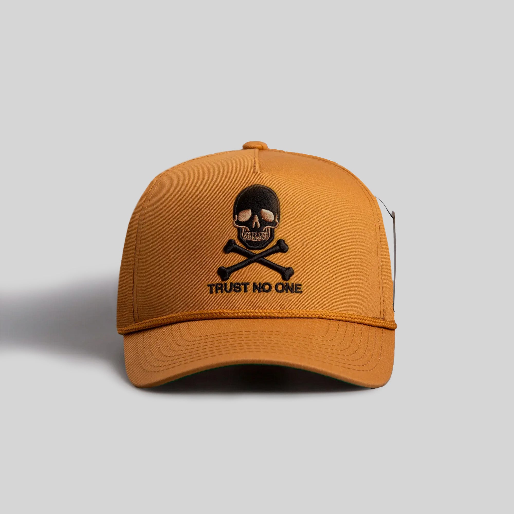 TRUST NO ONE WHEAT TRUCKER HAT