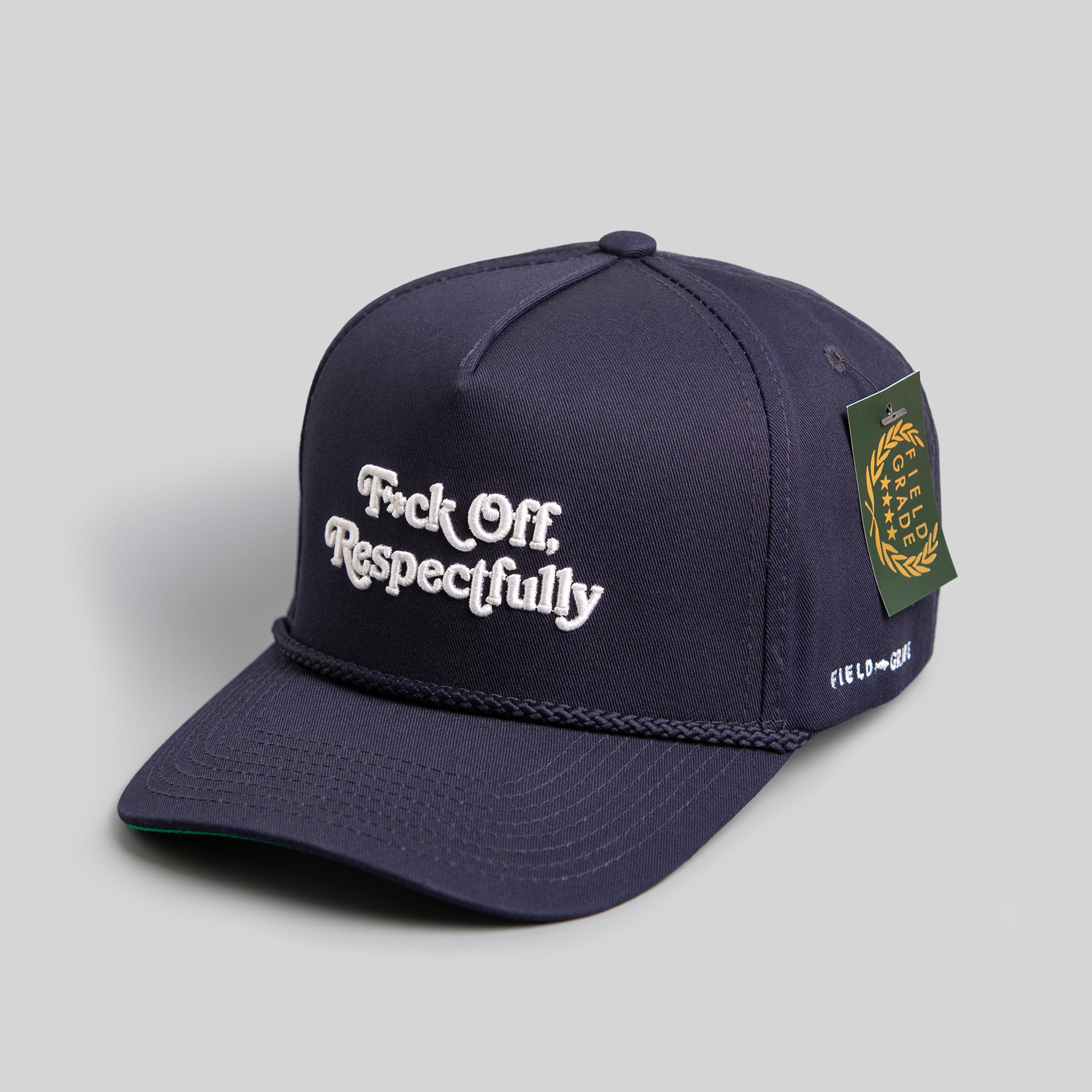 RESPECTFULLY DEEP NAVY TRUCKER HAT