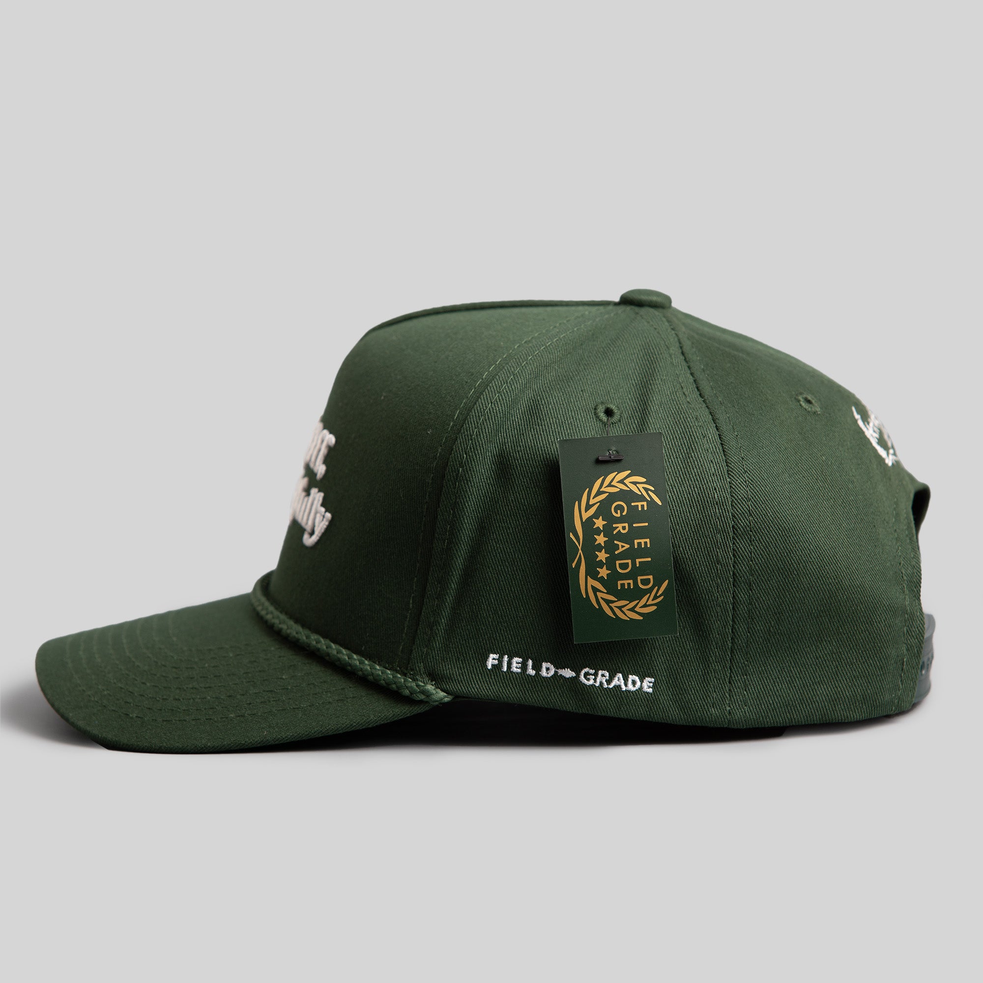 RESPECTFULLY FG GREEN TRUCKER HAT