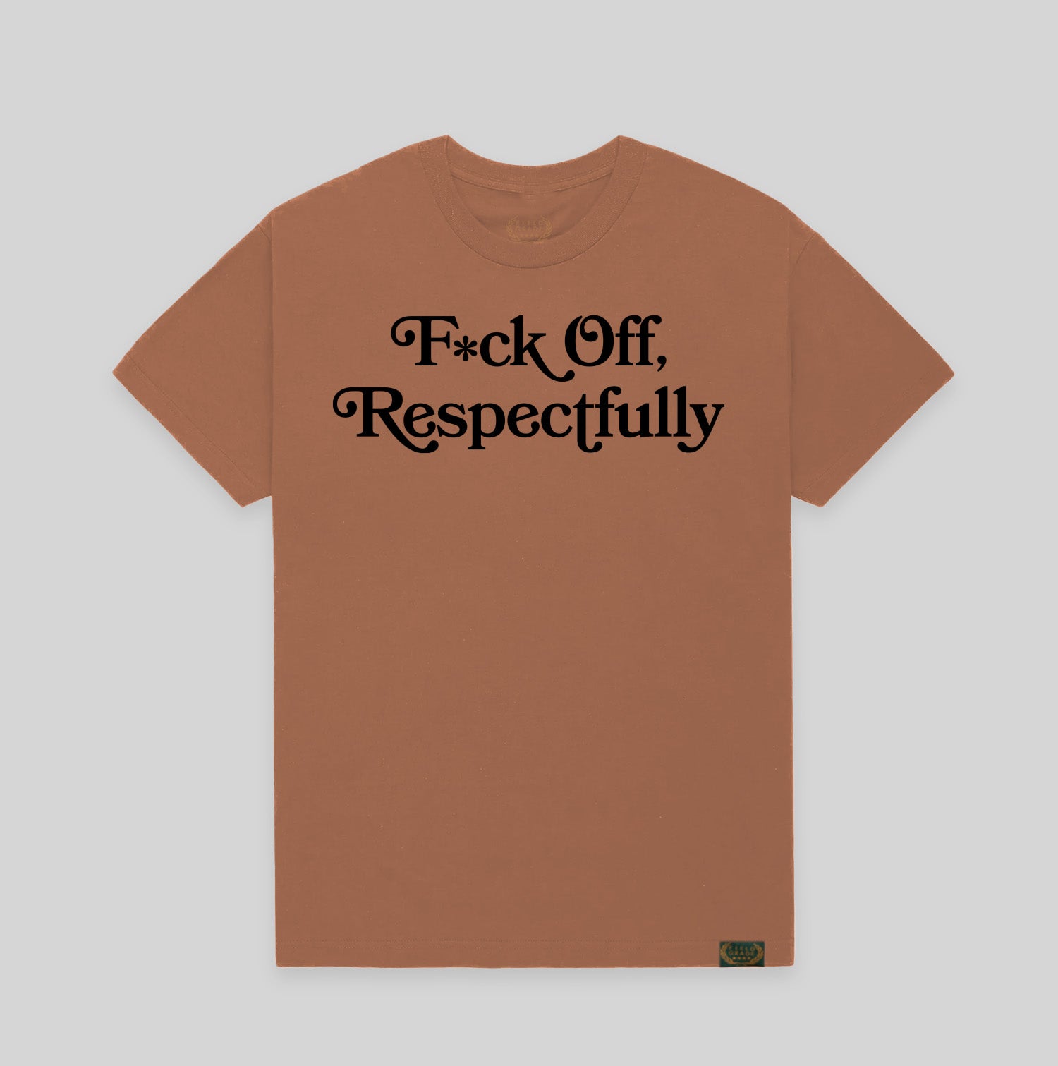 RESPECTFULLY - WHEAT/BLACK TEE