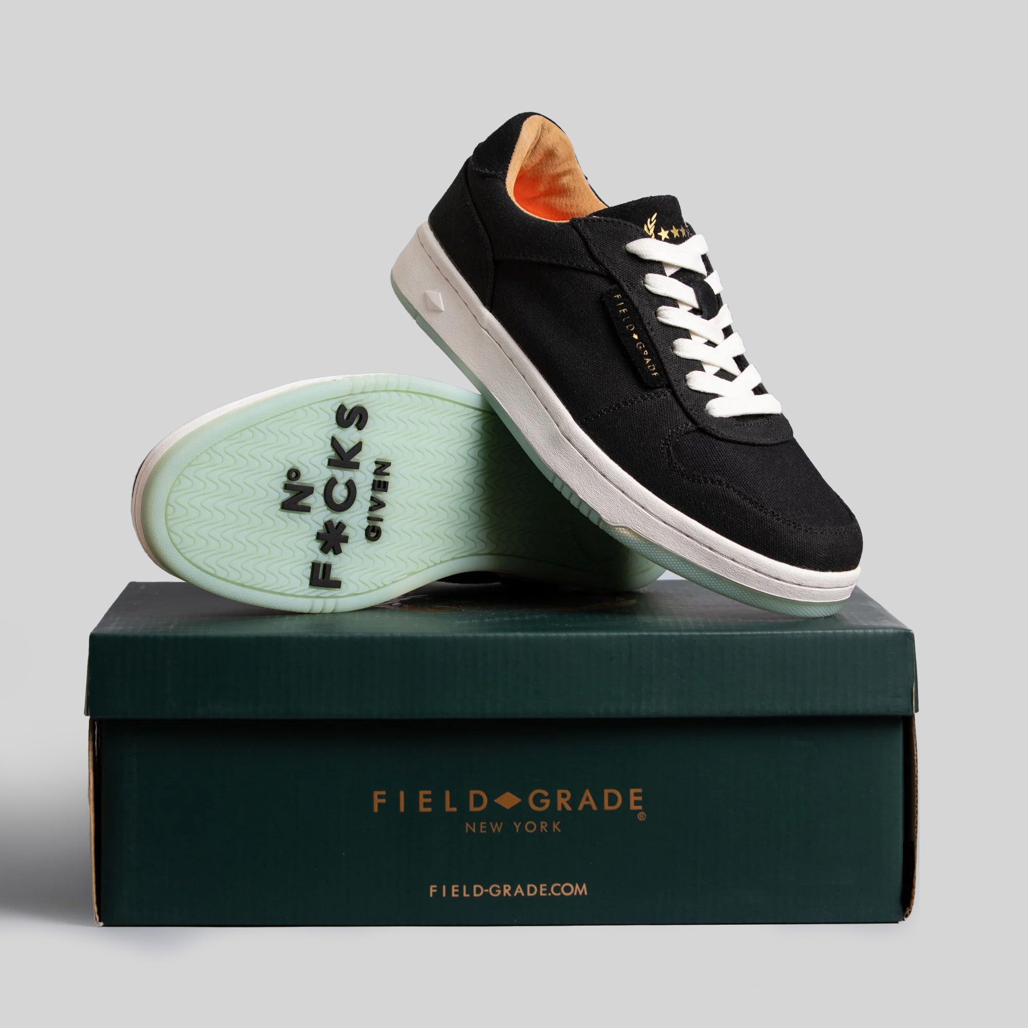 FG-1 LOW "NO F*CKS GIVEN" - BLACK ICE