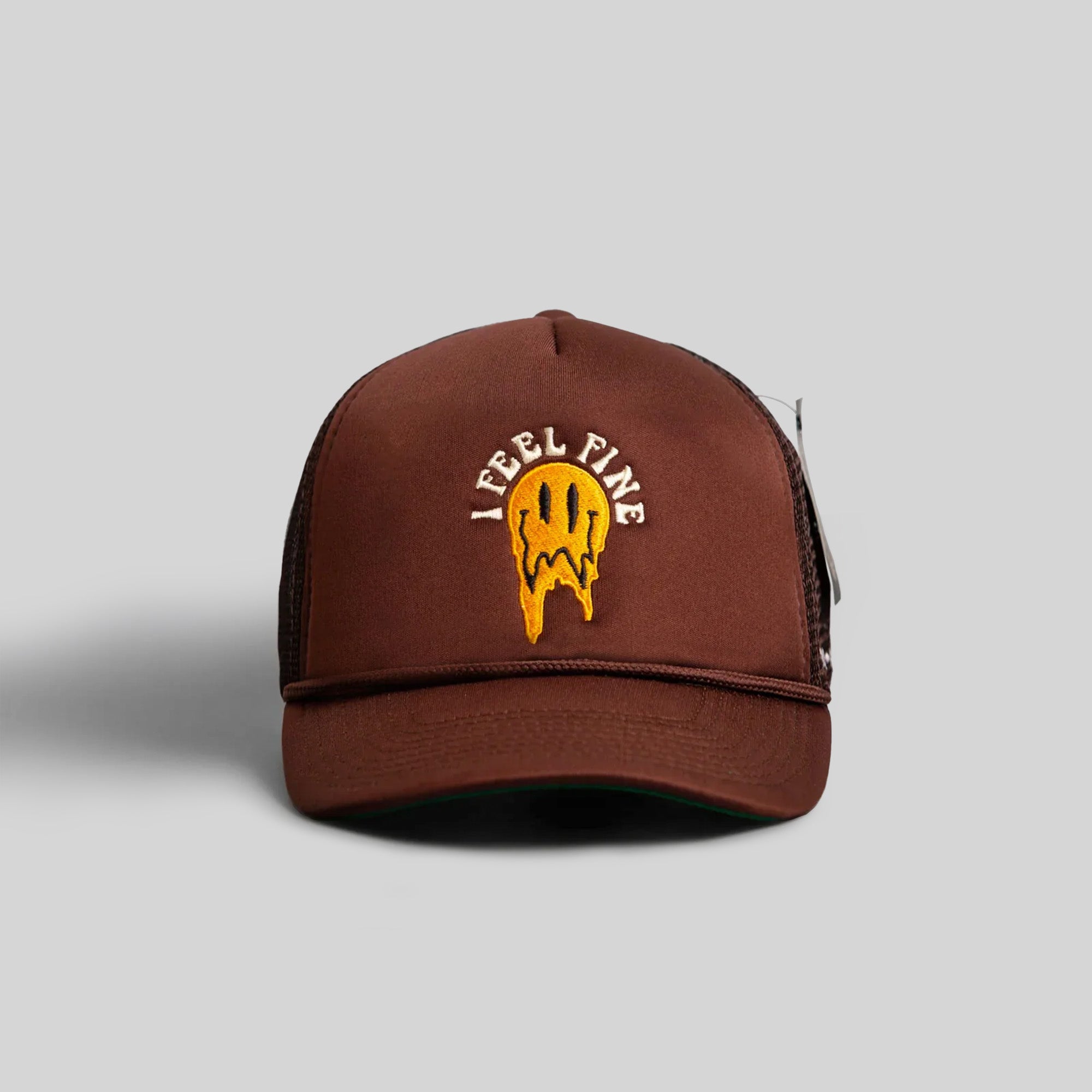 I FEEL FINE MOCHA TRUCKER HAT
