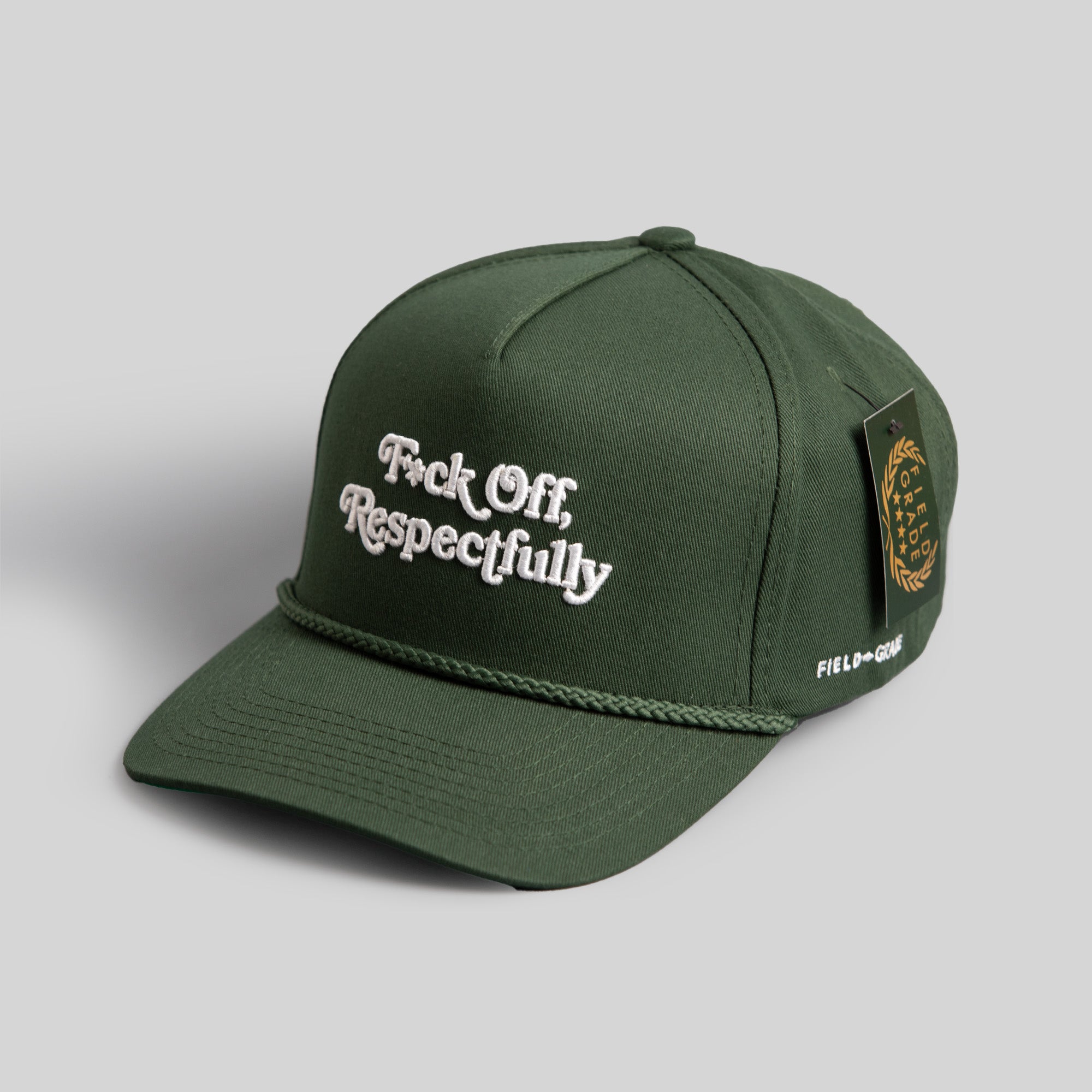 RESPECTFULLY FG GREEN TRUCKER HAT